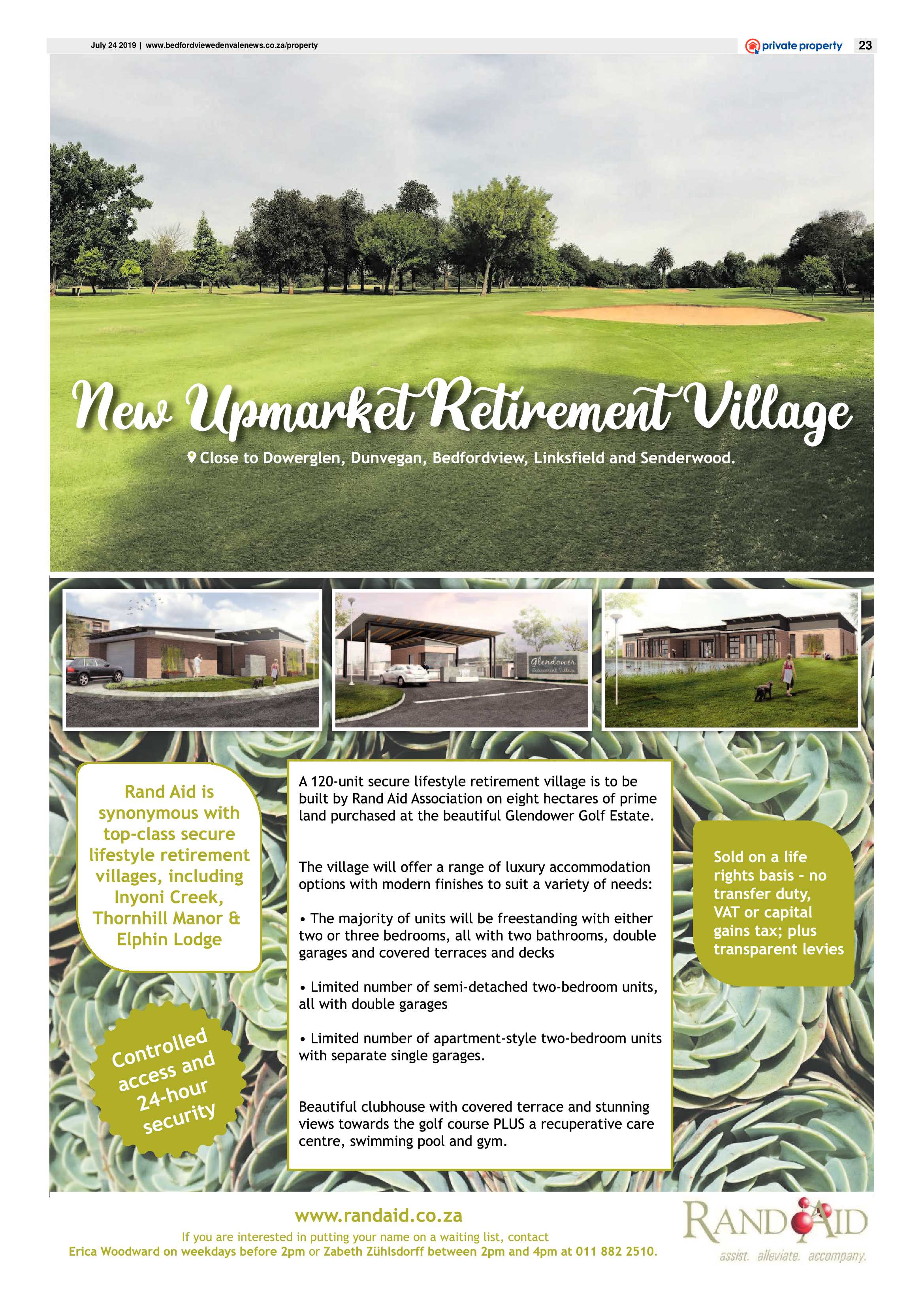 Bedfordview and Edenvale News 24 July 2019 page 23