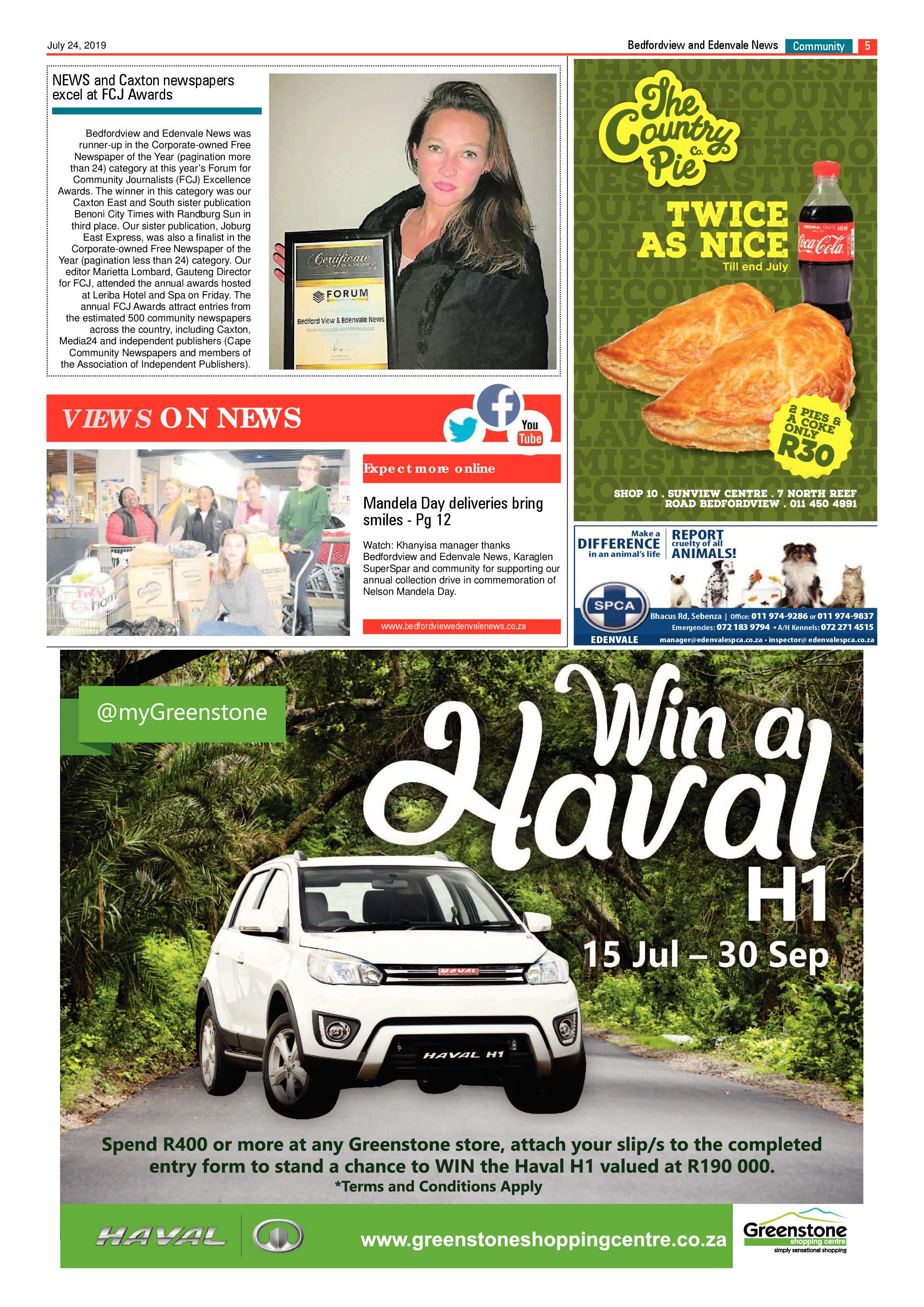 Bedfordview and Edenvale News 24 July 2019 page 5