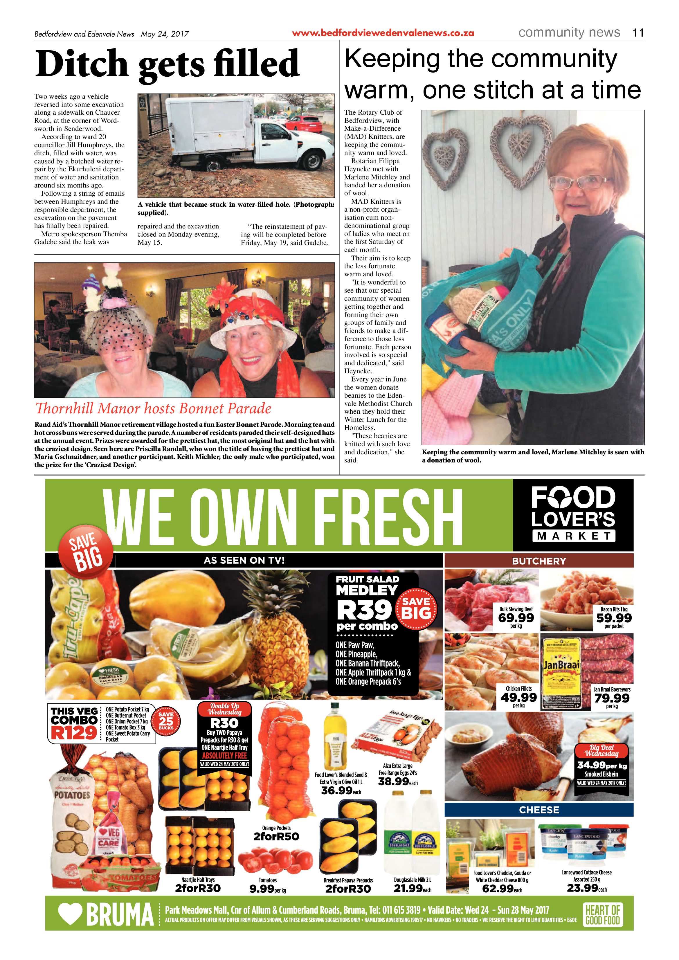 Bedfordview and Edenvale News 24 May 2017 page 11