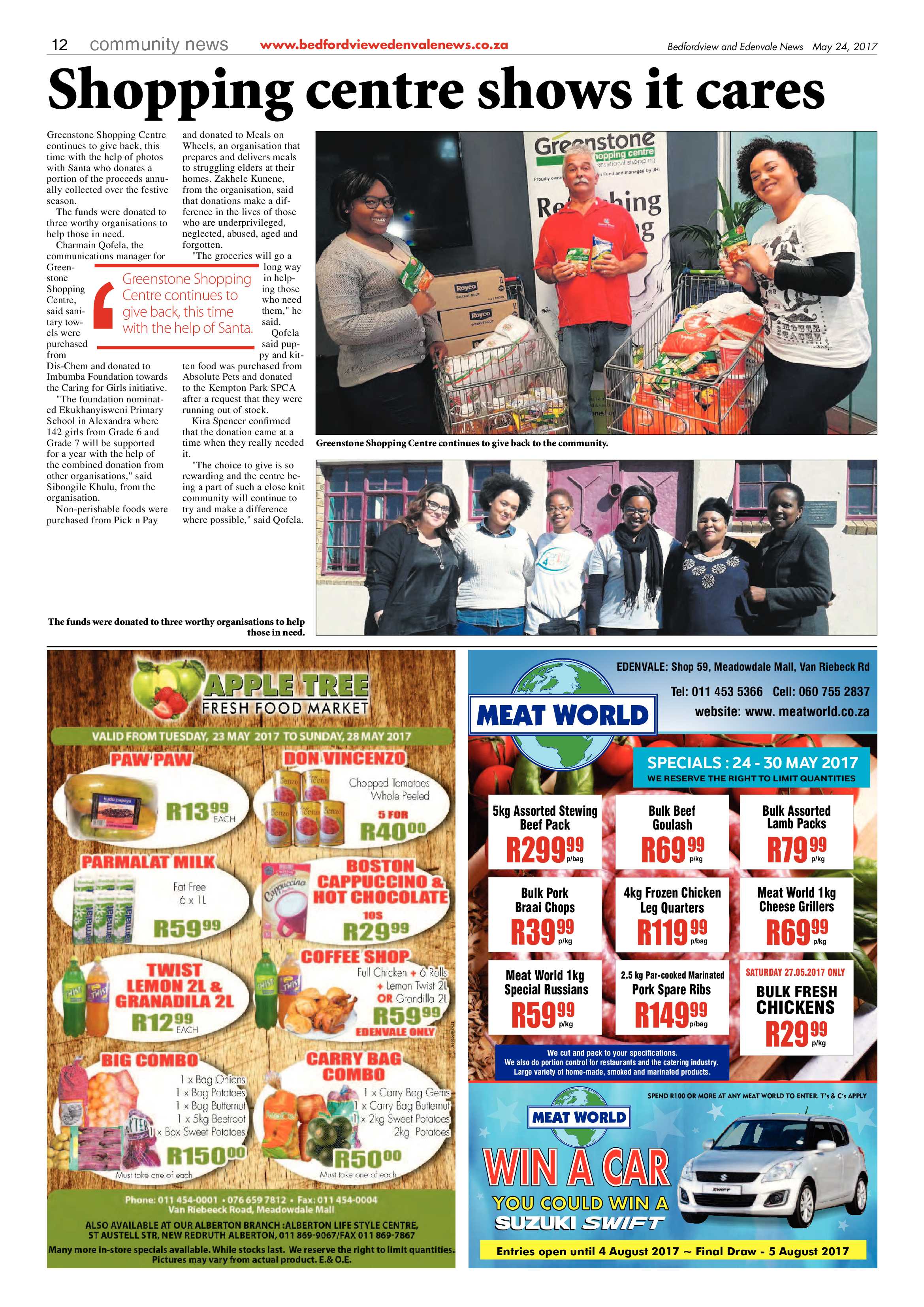 Bedfordview and Edenvale News 24 May 2017 page 12