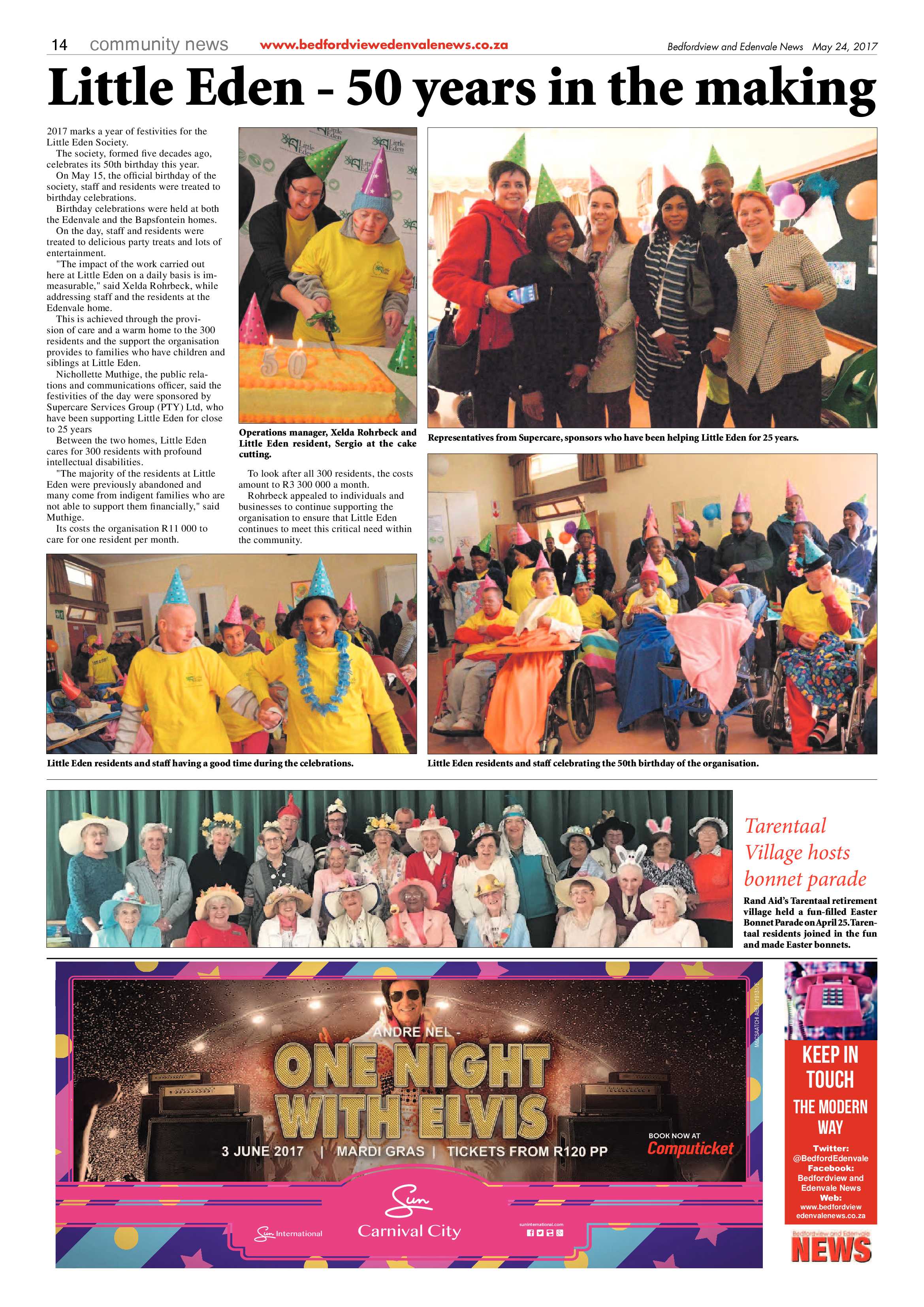 Bedfordview and Edenvale News 24 May 2017 page 14