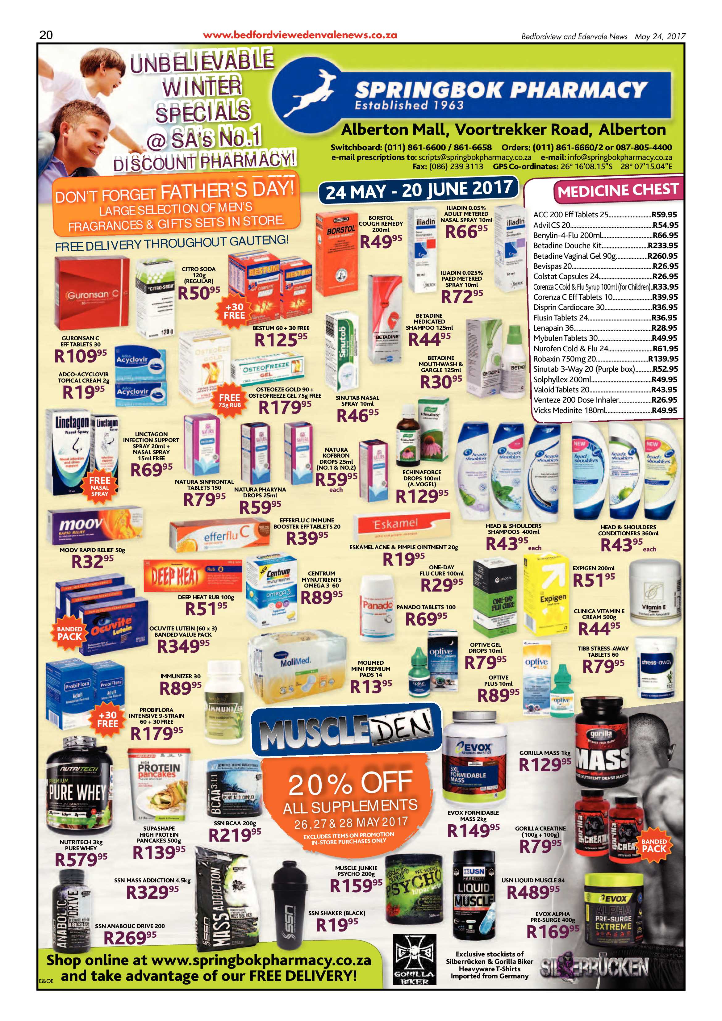 Bedfordview and Edenvale News 24 May 2017 page 20