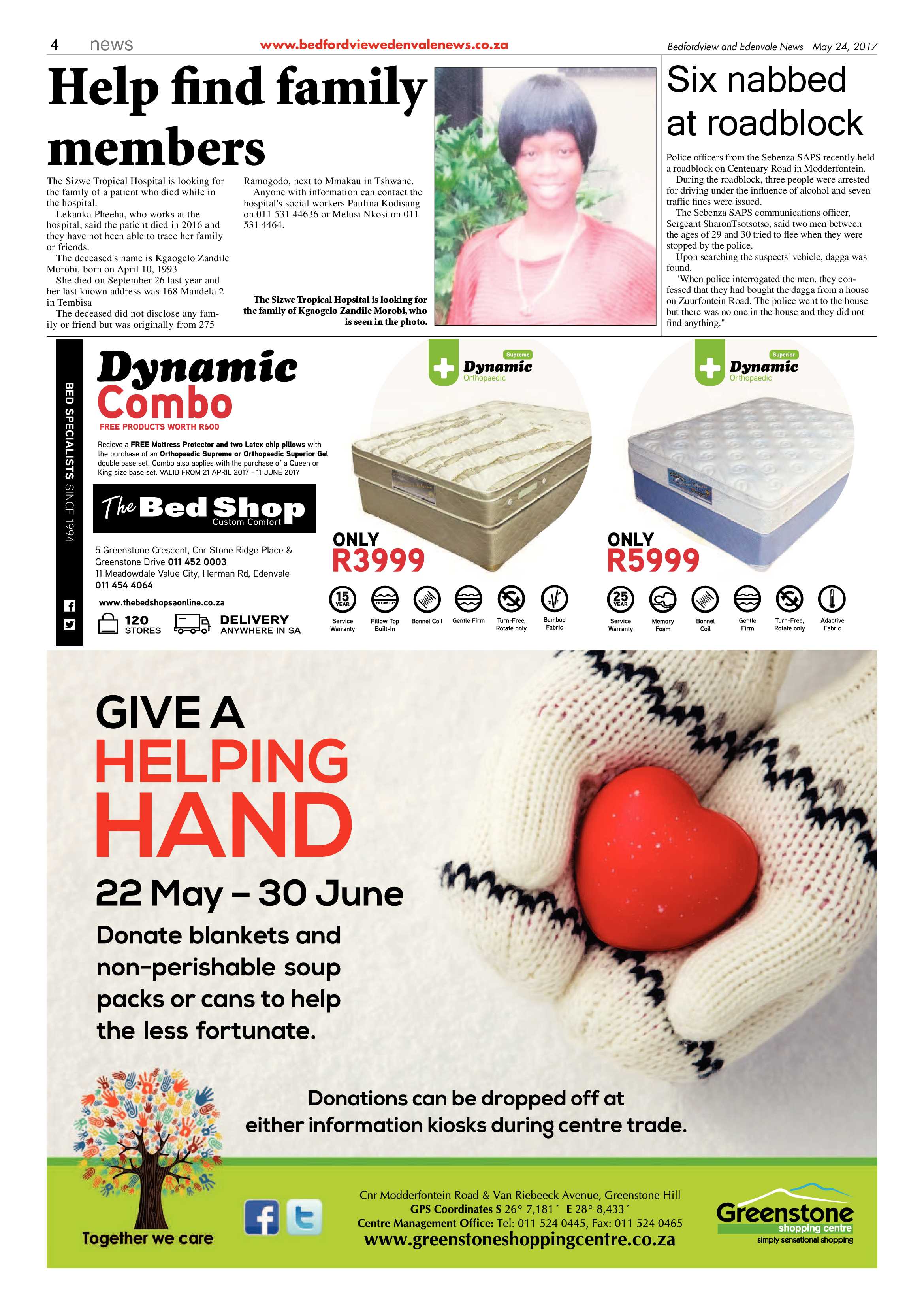 Bedfordview and Edenvale News 24 May 2017 page 4