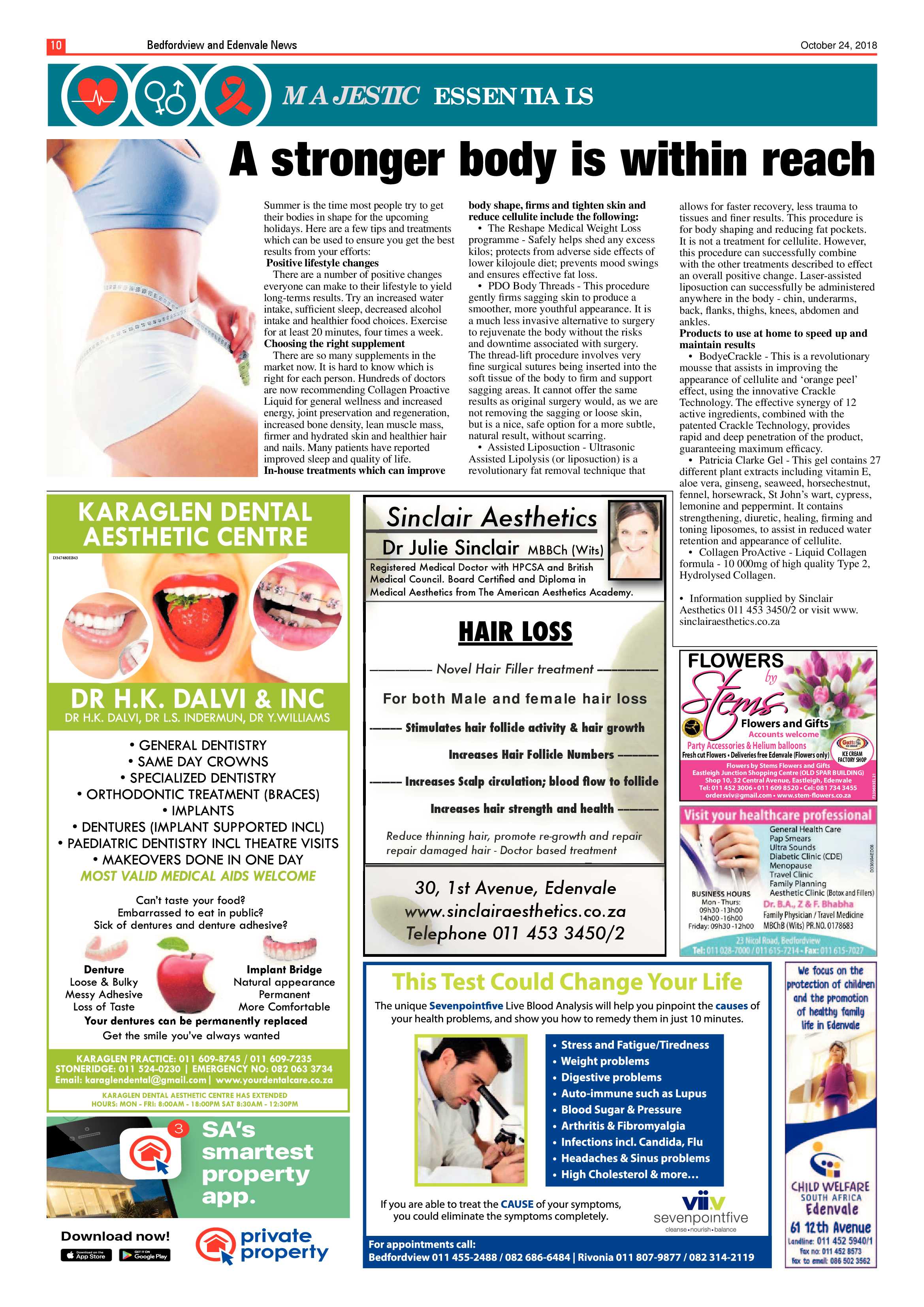 Bedfordview and Edenvale News 24 October 2018 page 10