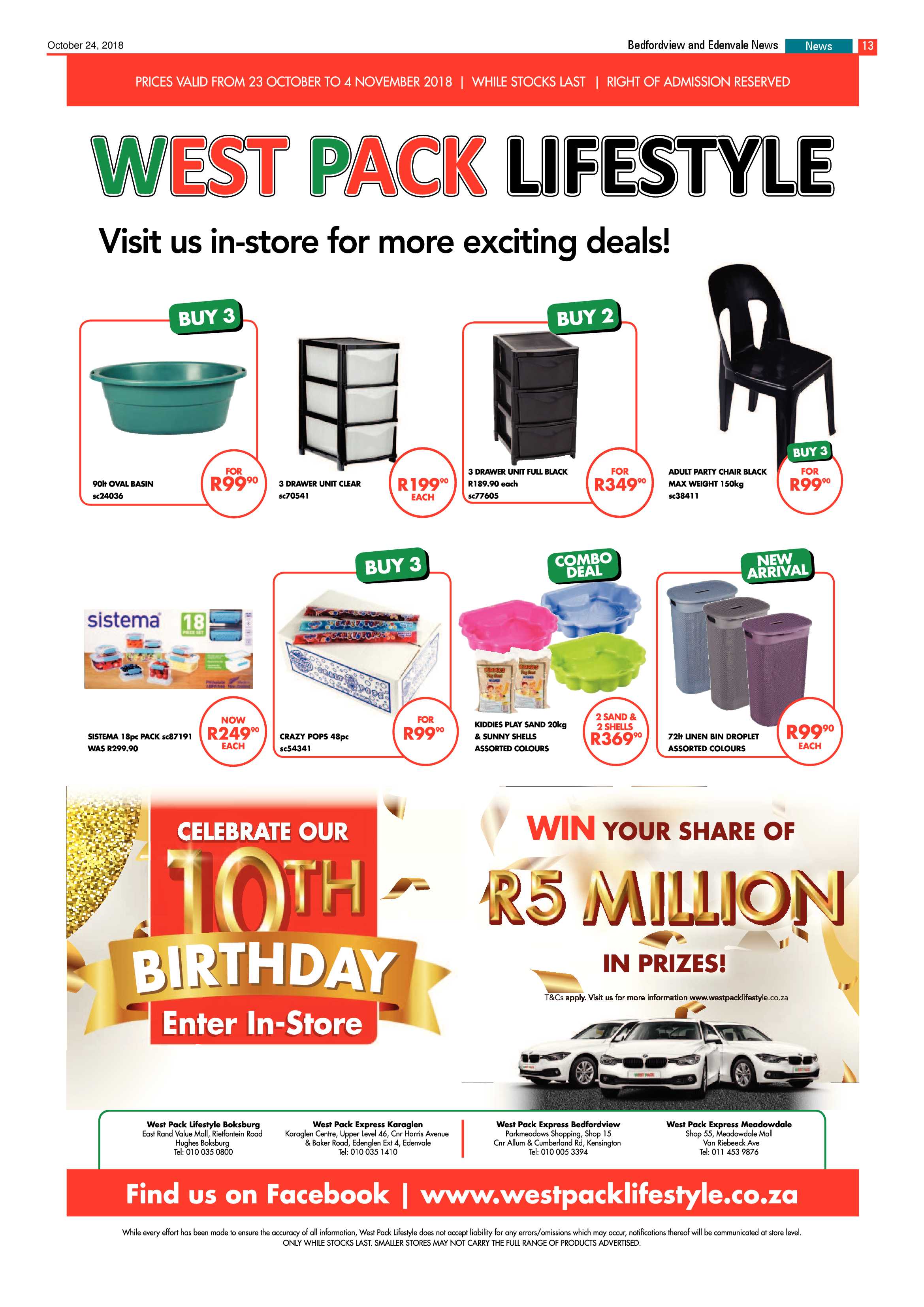 Bedfordview and Edenvale News 24 October 2018 page 13