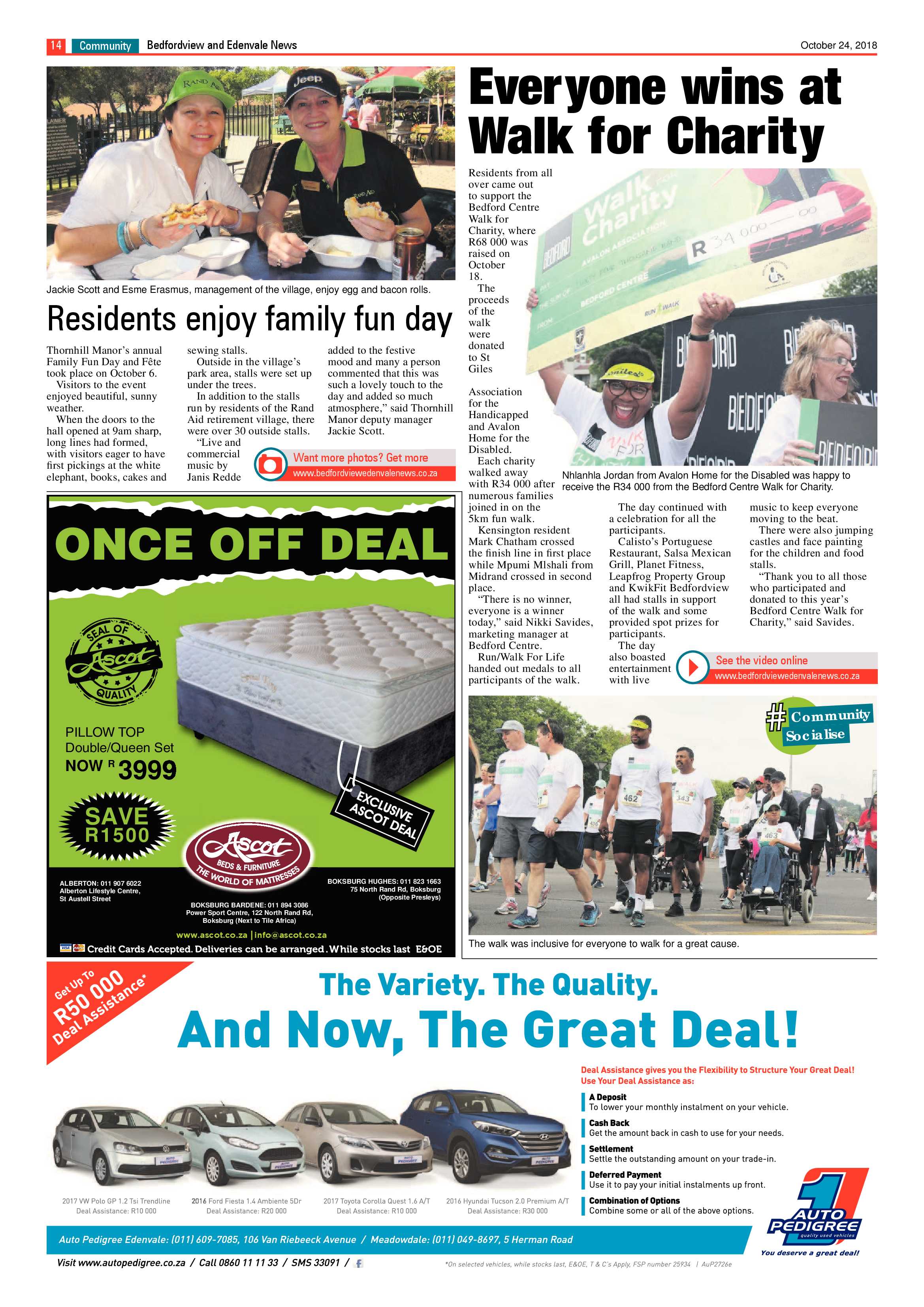 Bedfordview and Edenvale News 24 October 2018 page 14