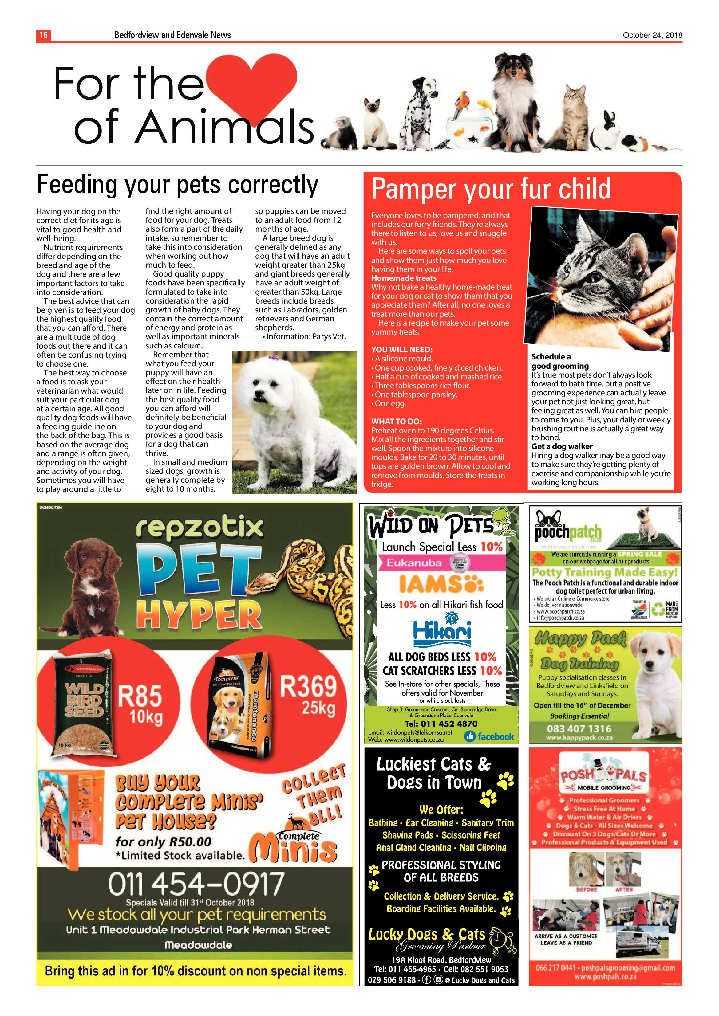 Bedfordview and Edenvale News 24 October 2018 page 16