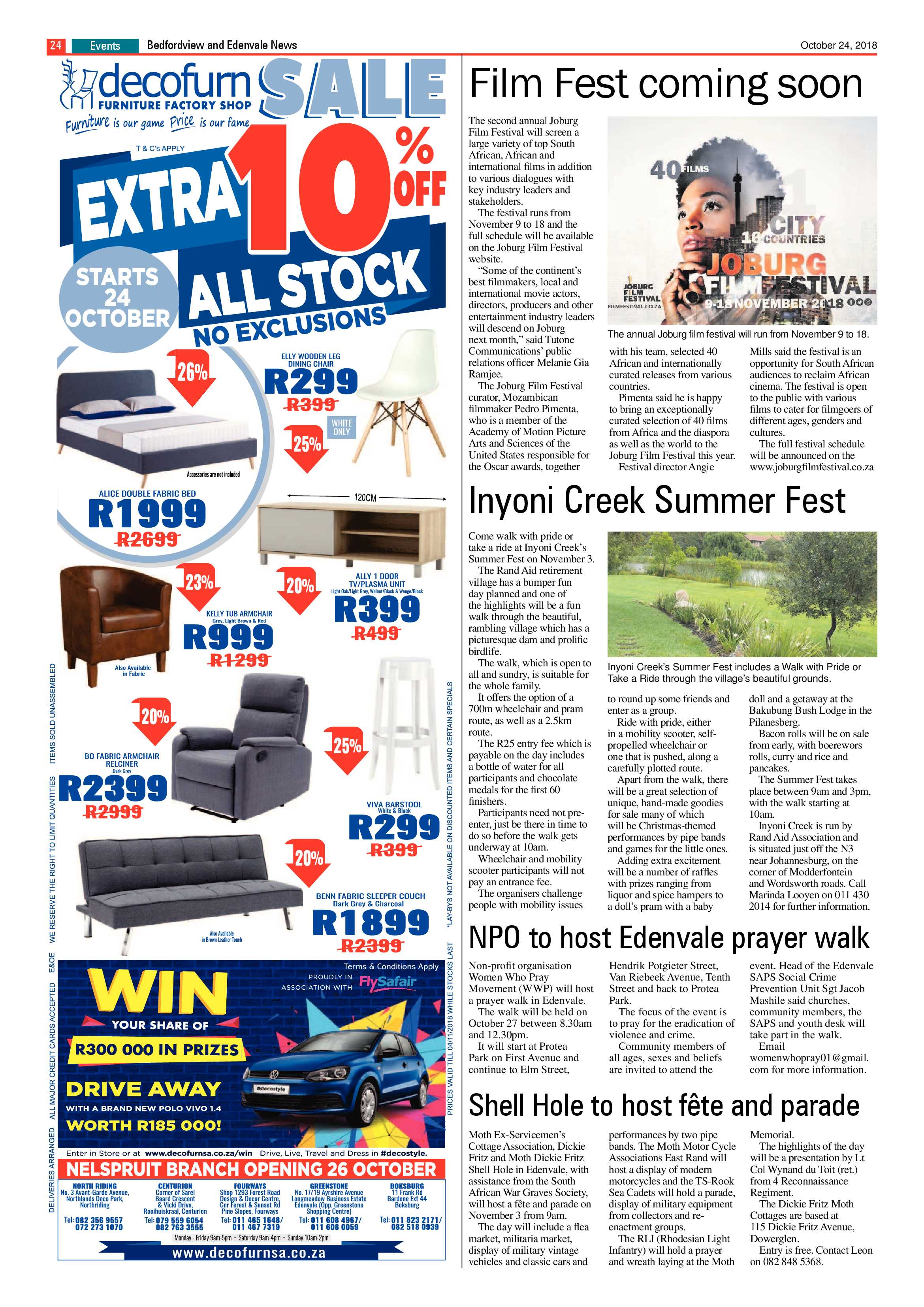 Bedfordview and Edenvale News 24 October 2018 page 24