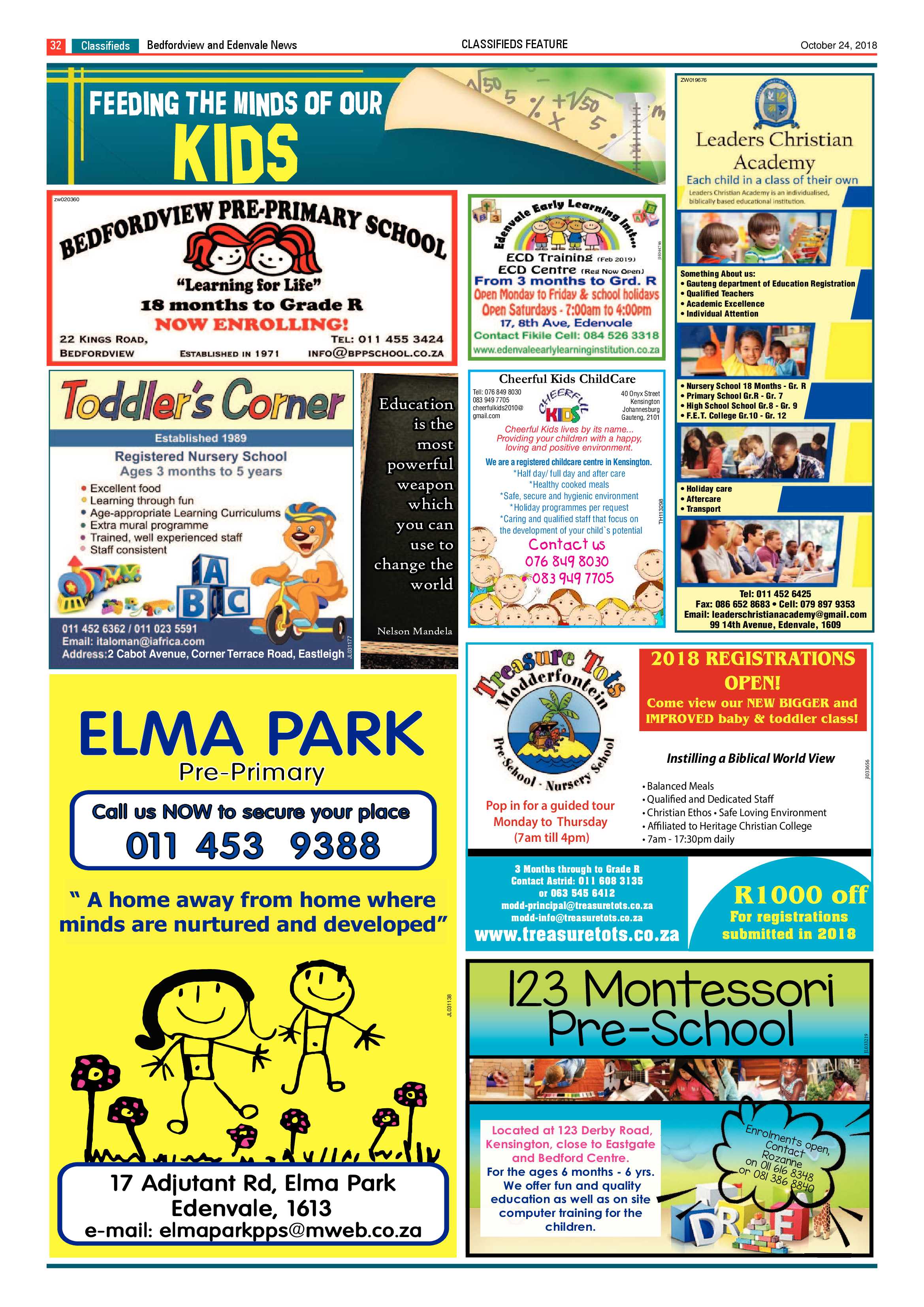 Bedfordview and Edenvale News 24 October 2018 page 32
