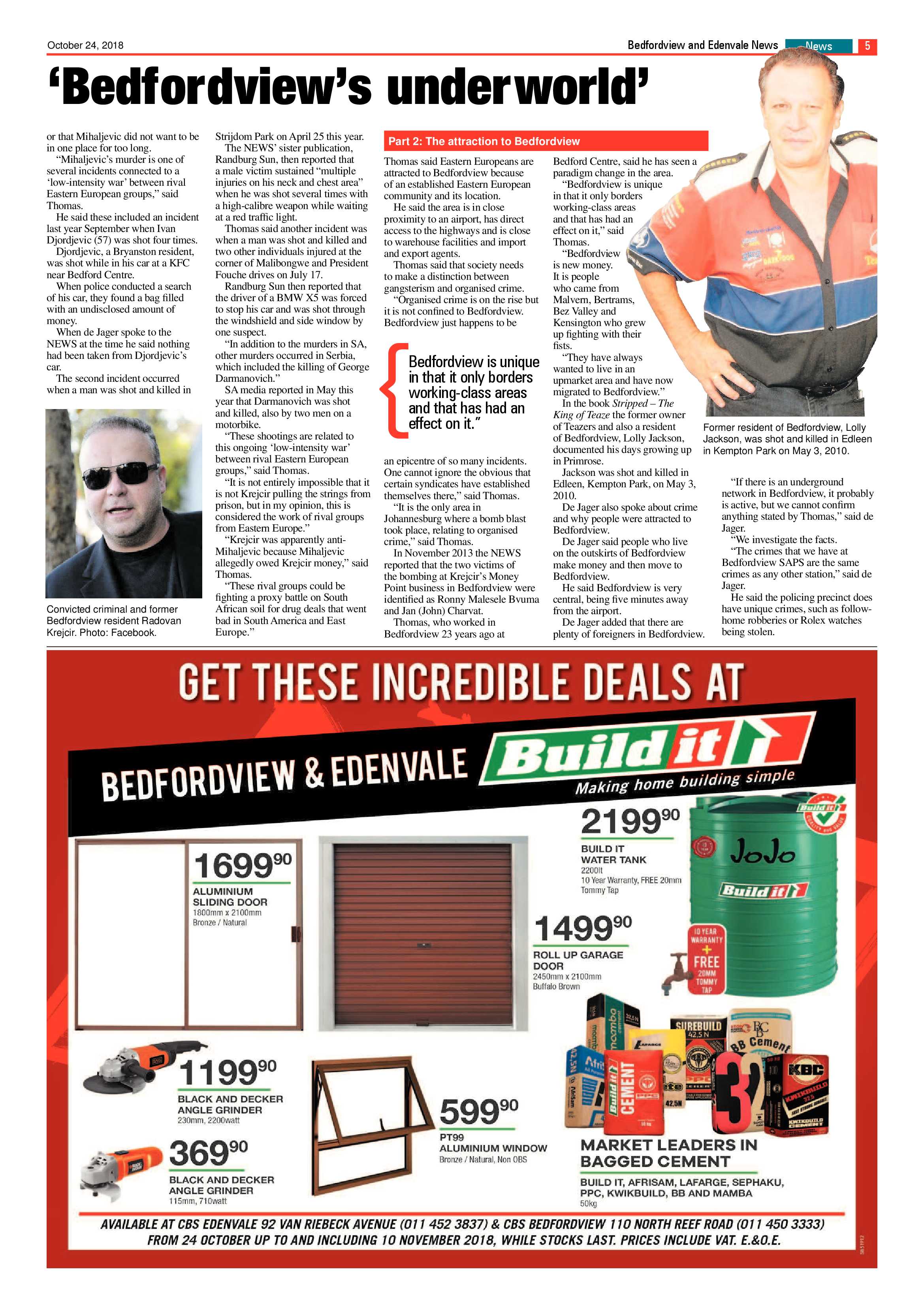 Bedfordview and Edenvale News 24 October 2018 page 5
