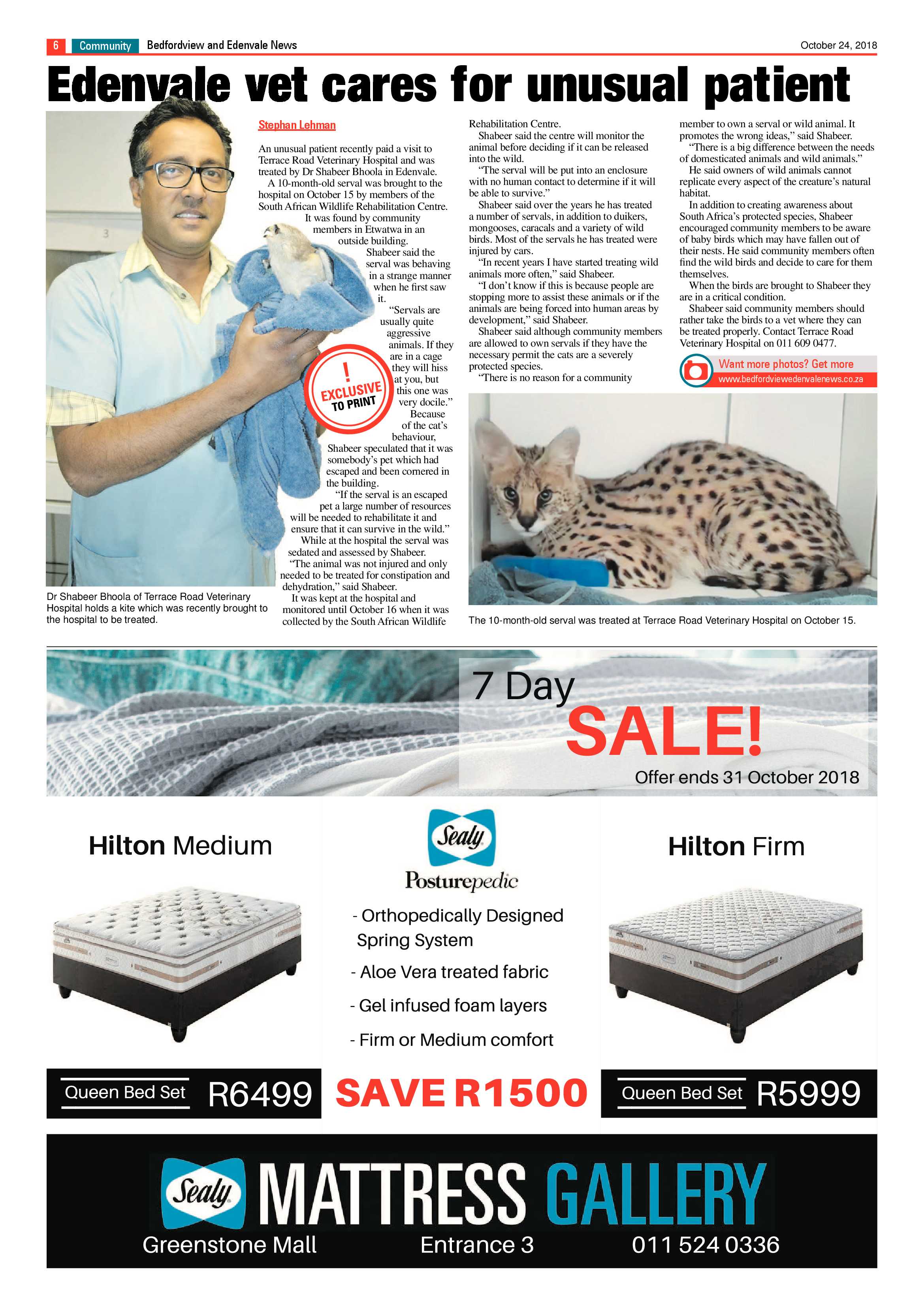 Bedfordview and Edenvale News 24 October 2018 page 6