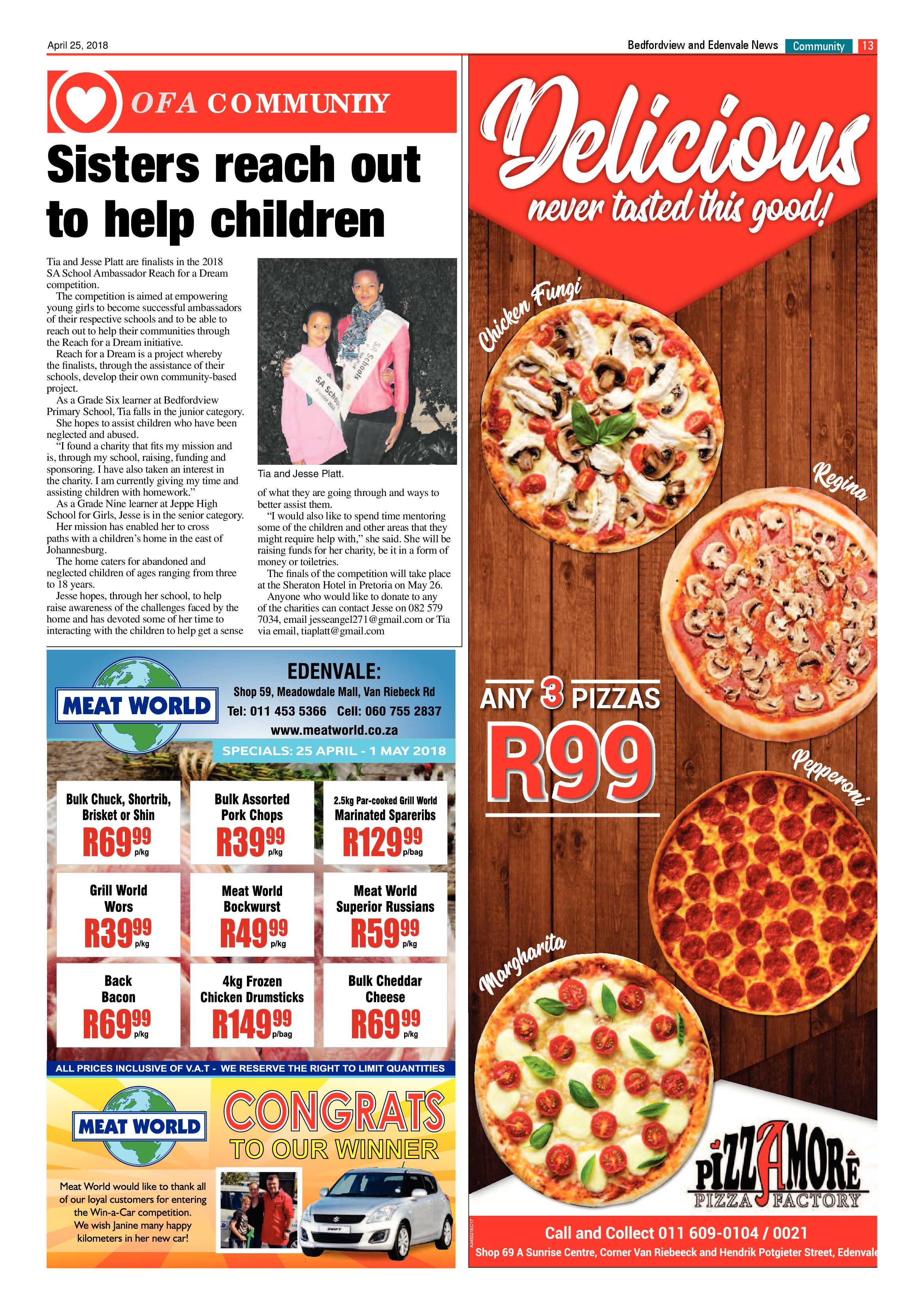 Bedfordview and Edenvale News 25 April 2018 page 13