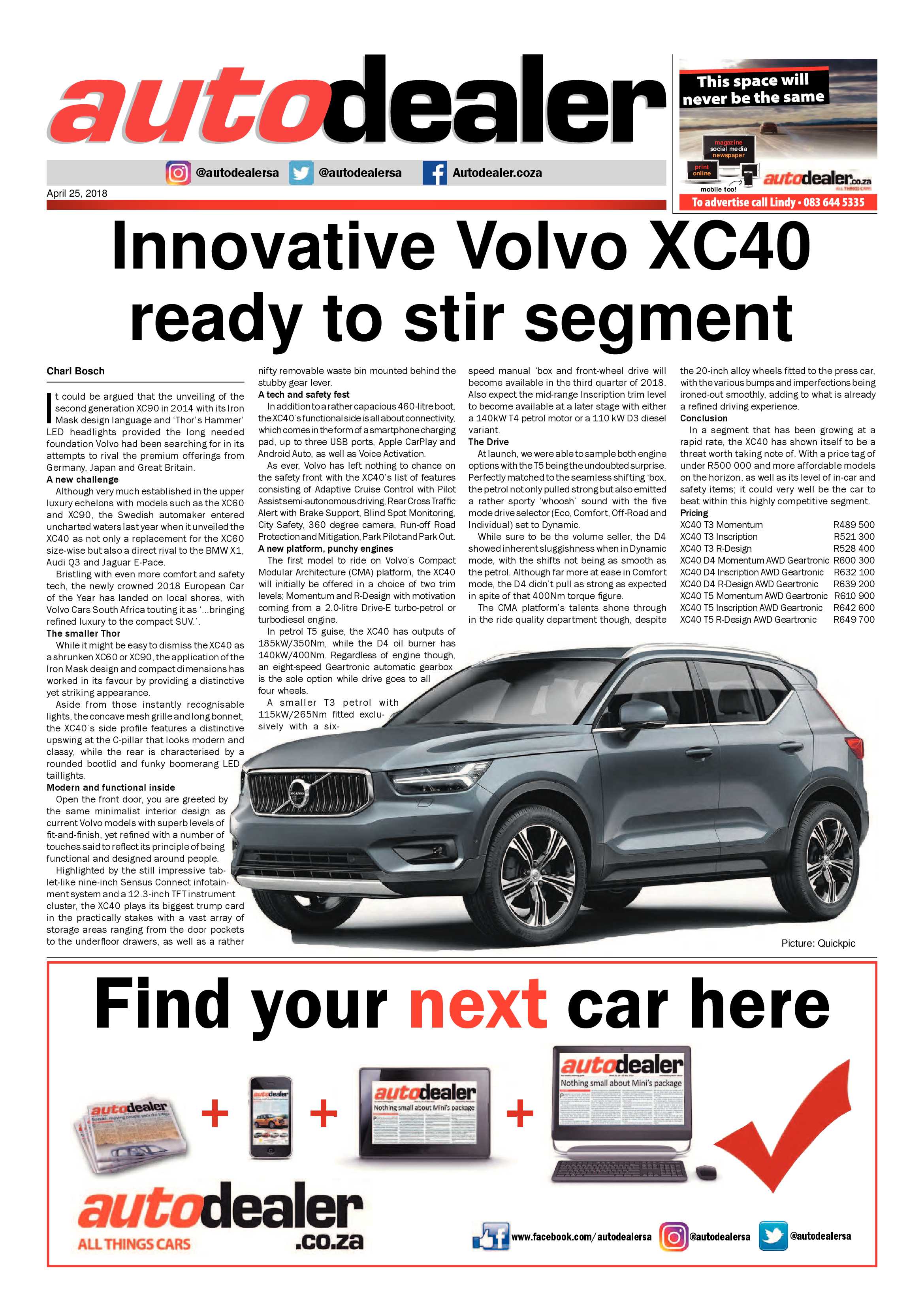 Bedfordview and Edenvale News 25 April 2018 page 23