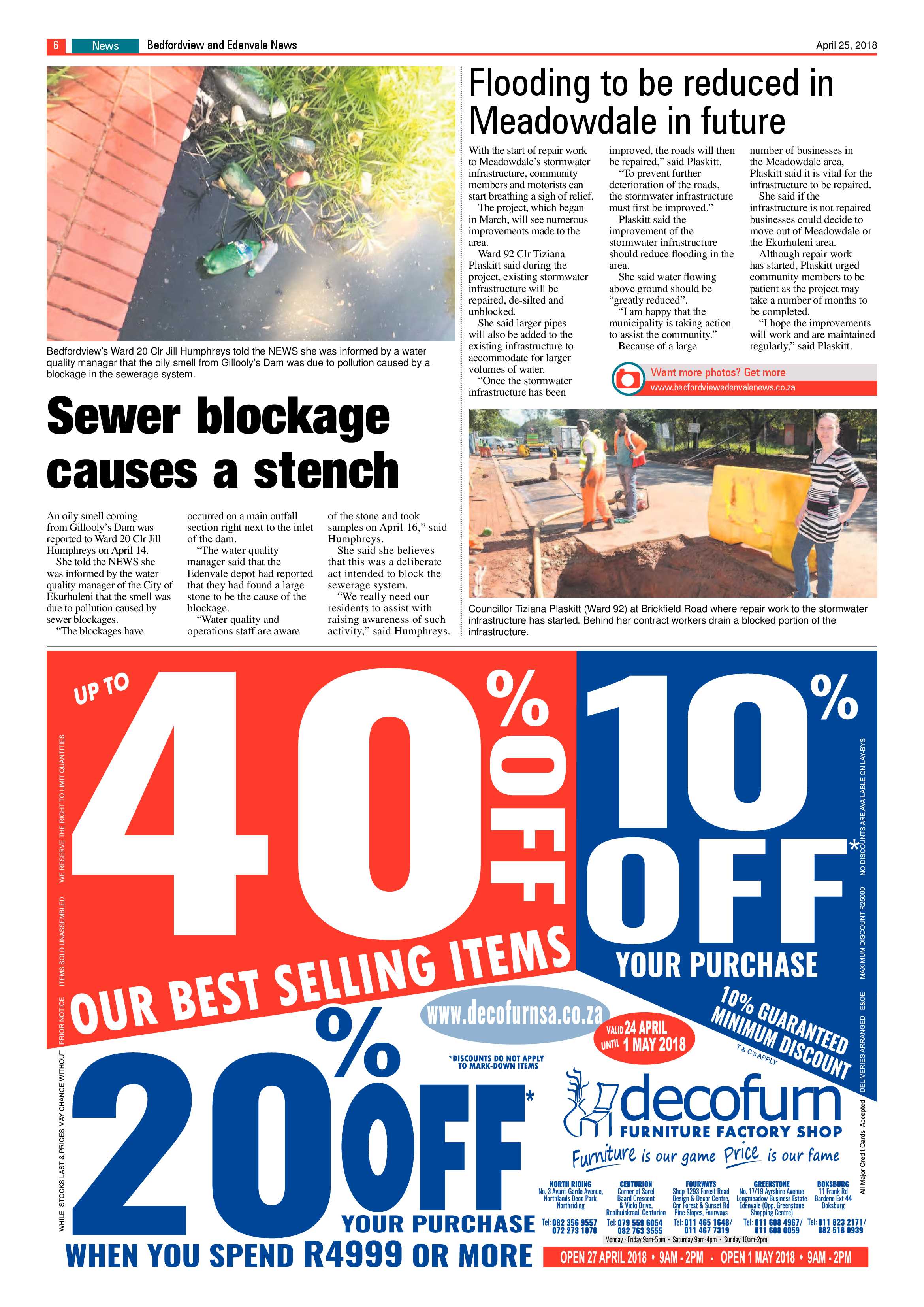Bedfordview and Edenvale News 25 April 2018 page 6