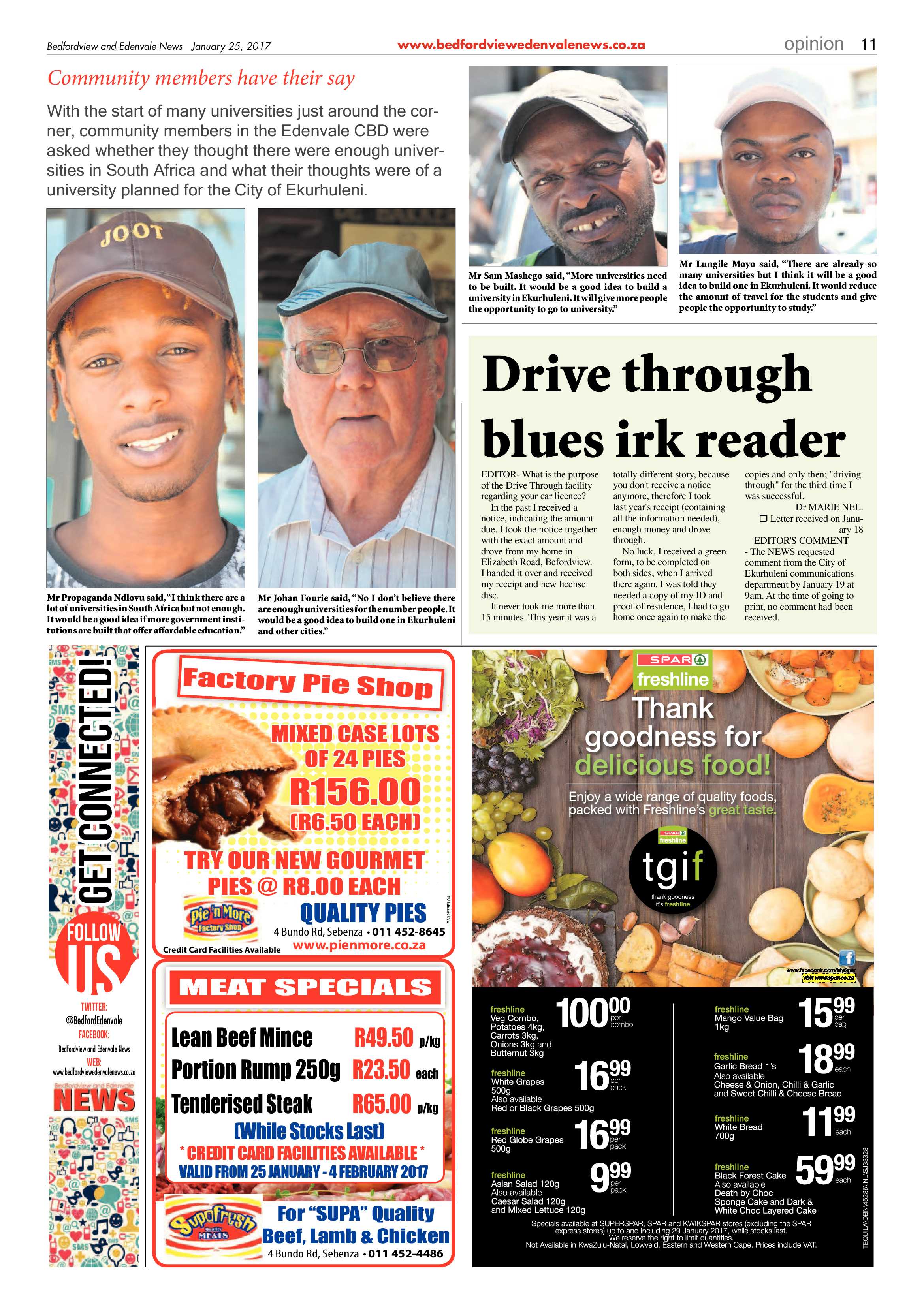 Bedfordview and Edenvale News 25 January 2017 page 11