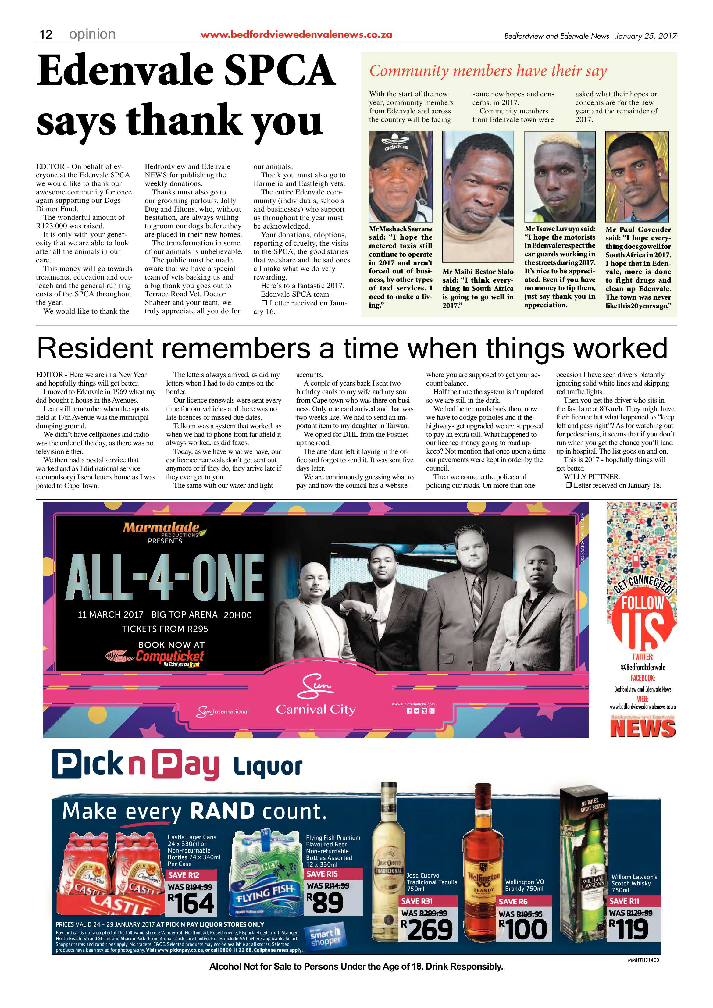 Bedfordview and Edenvale News 25 January 2017 page 12