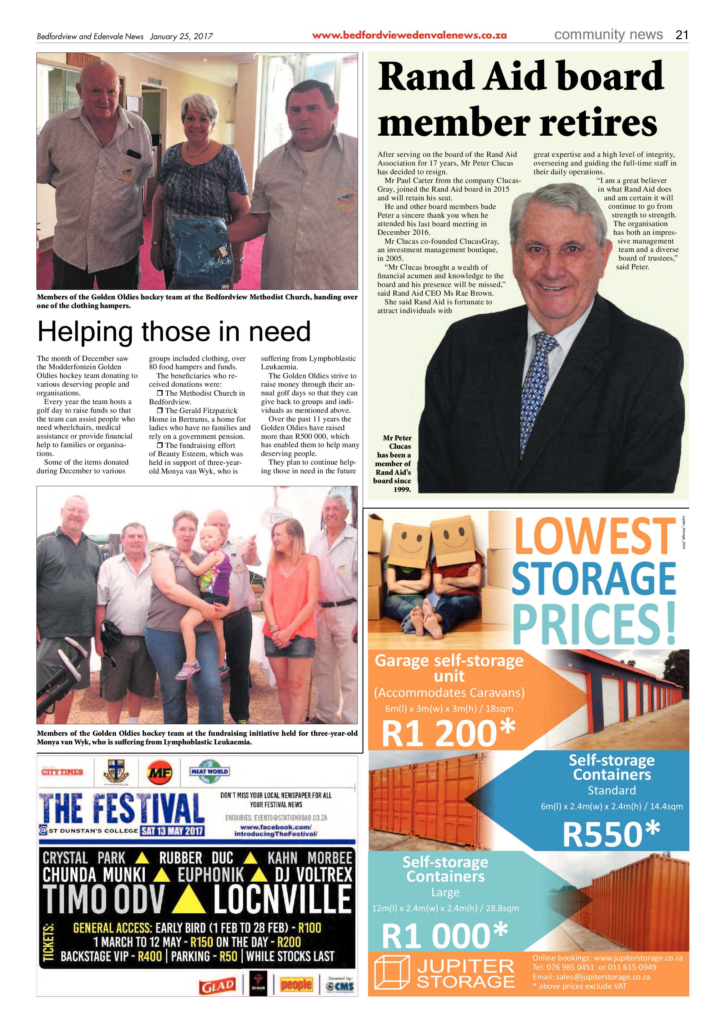 Bedfordview and Edenvale News 25 January 2017 page 37