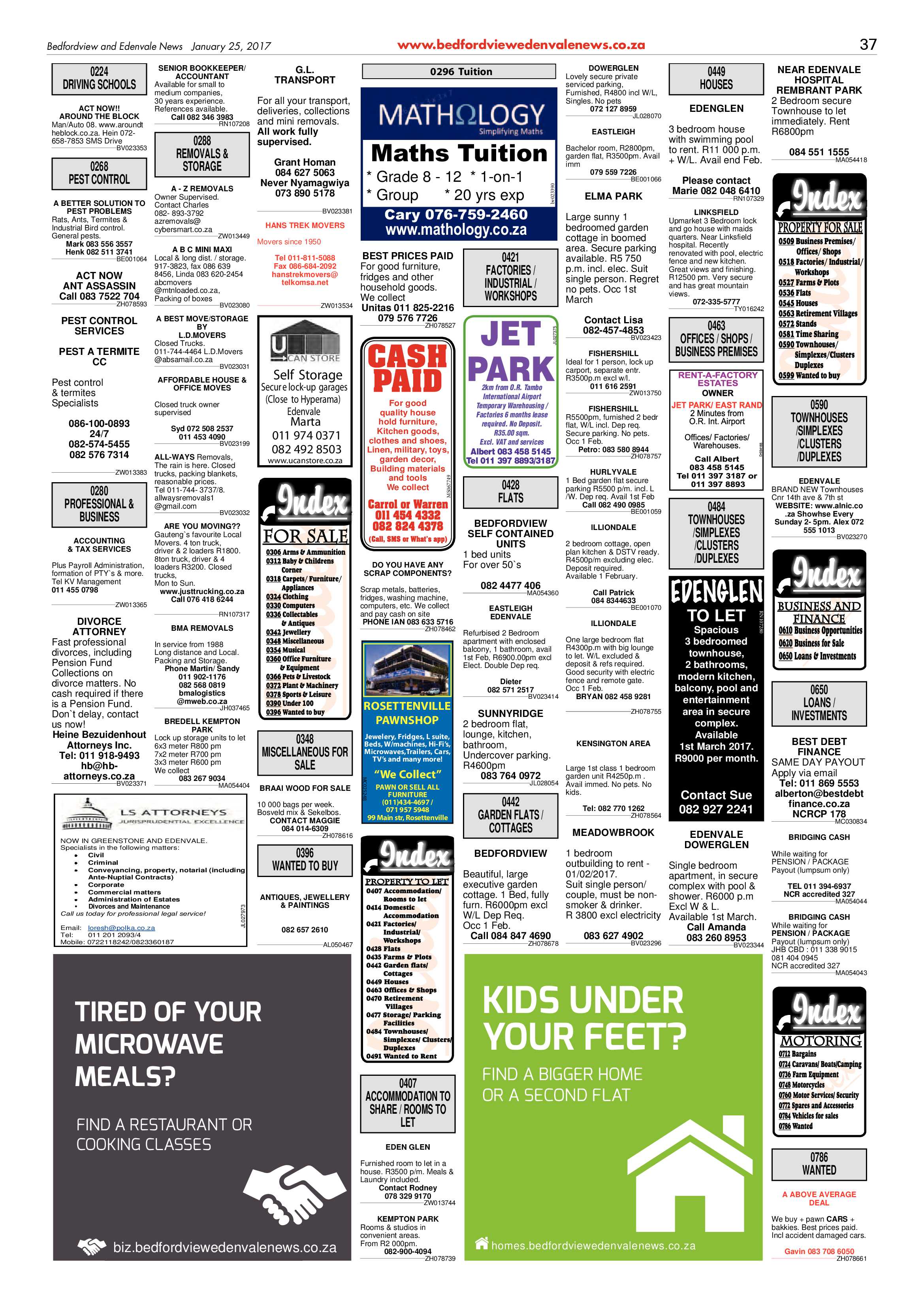 Bedfordview and Edenvale News 25 January 2017 page 53
