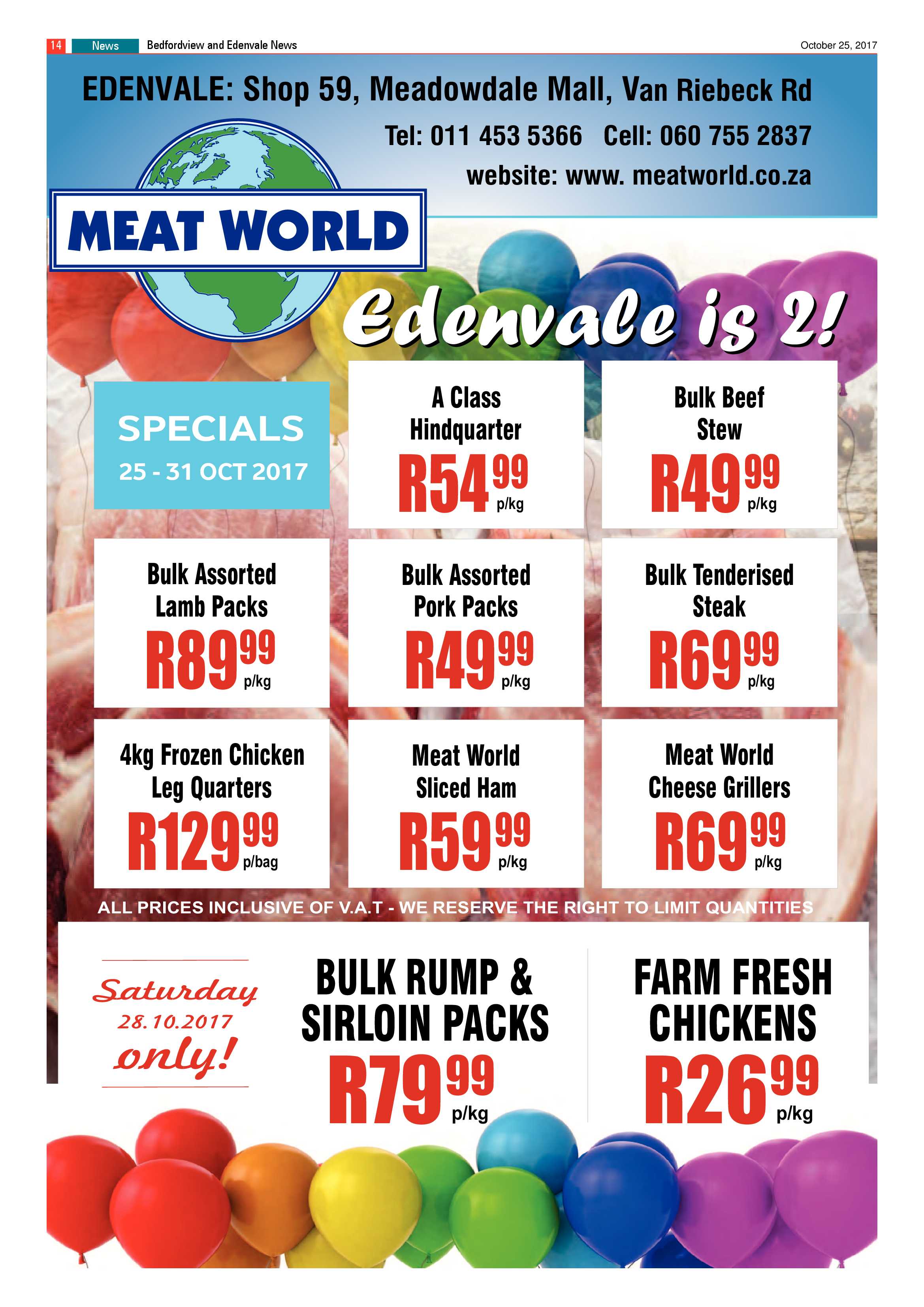 Bedfordview and Edenvale News 25 October 2017 page 14