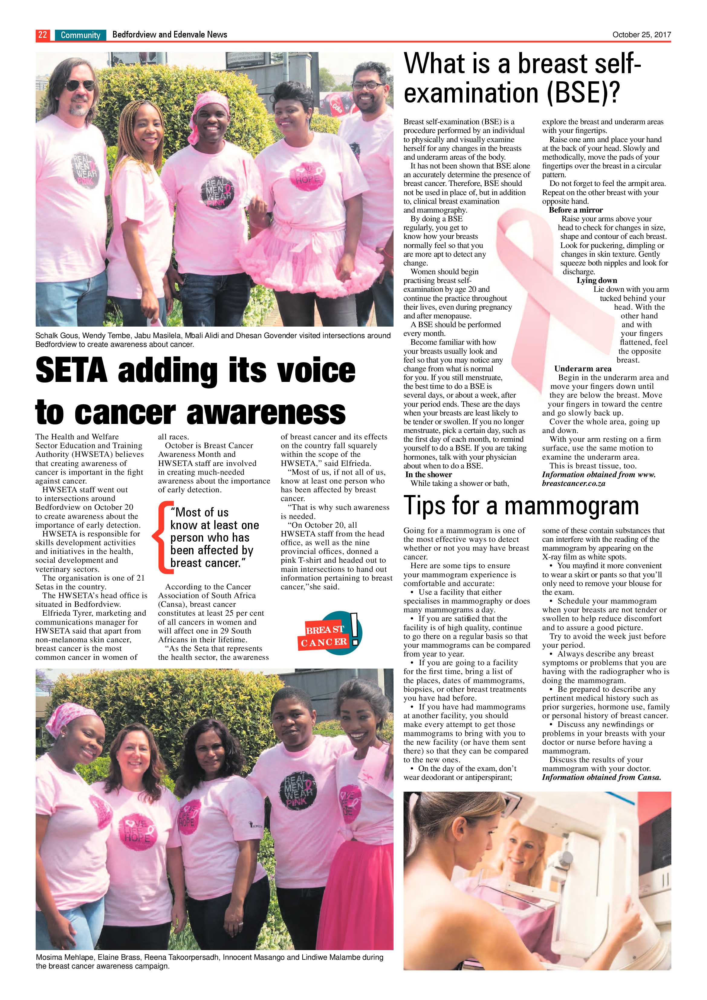 Bedfordview and Edenvale News 25 October 2017 page 22