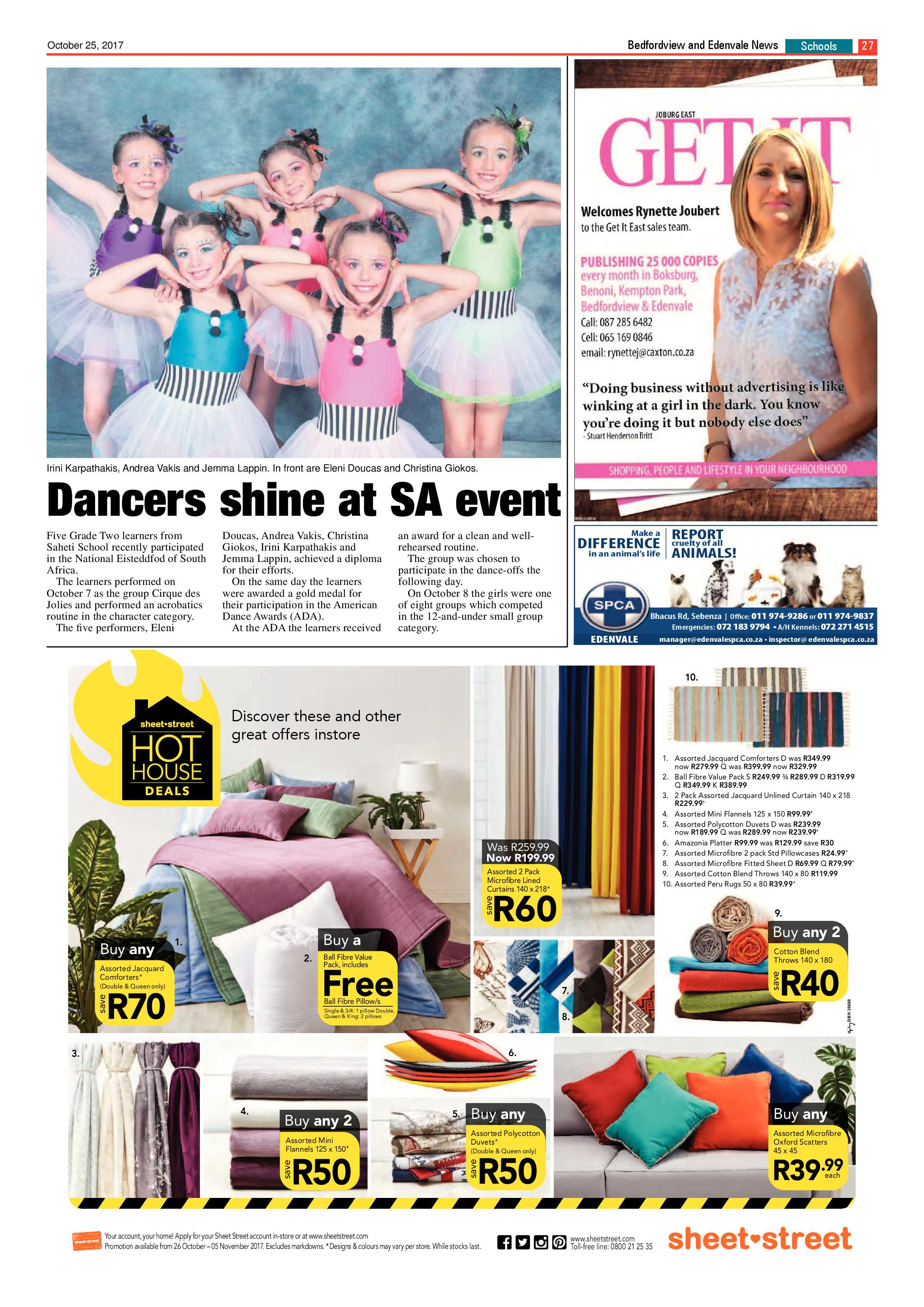 Bedfordview and Edenvale News 25 October 2017 page 27