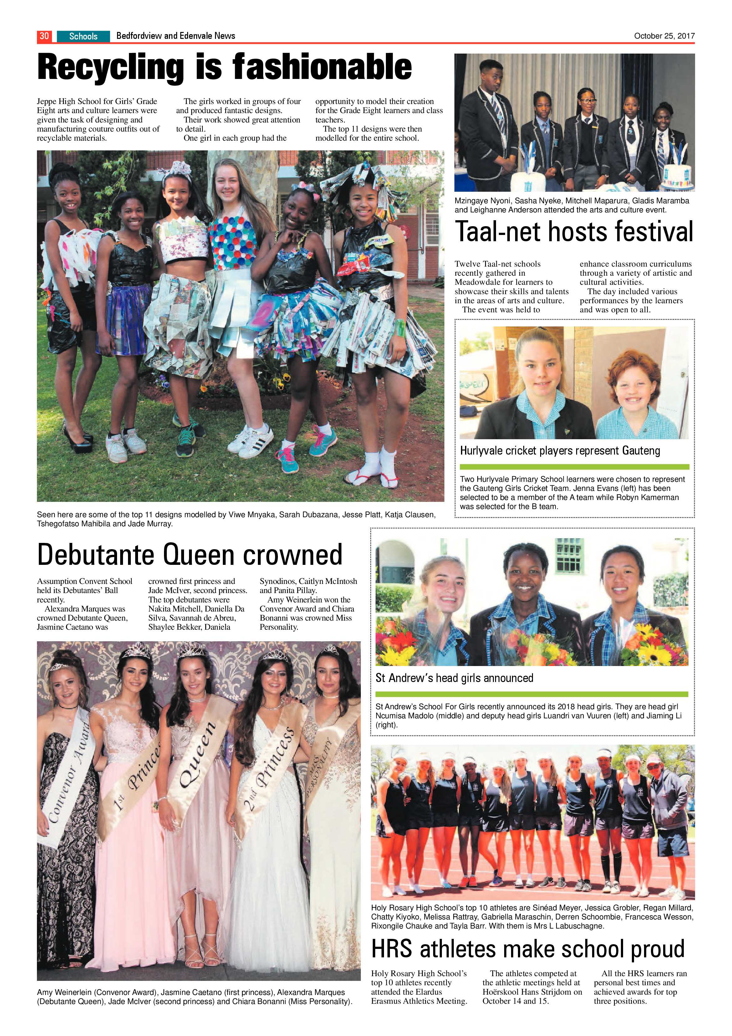 Bedfordview and Edenvale News 25 October 2017 page 30