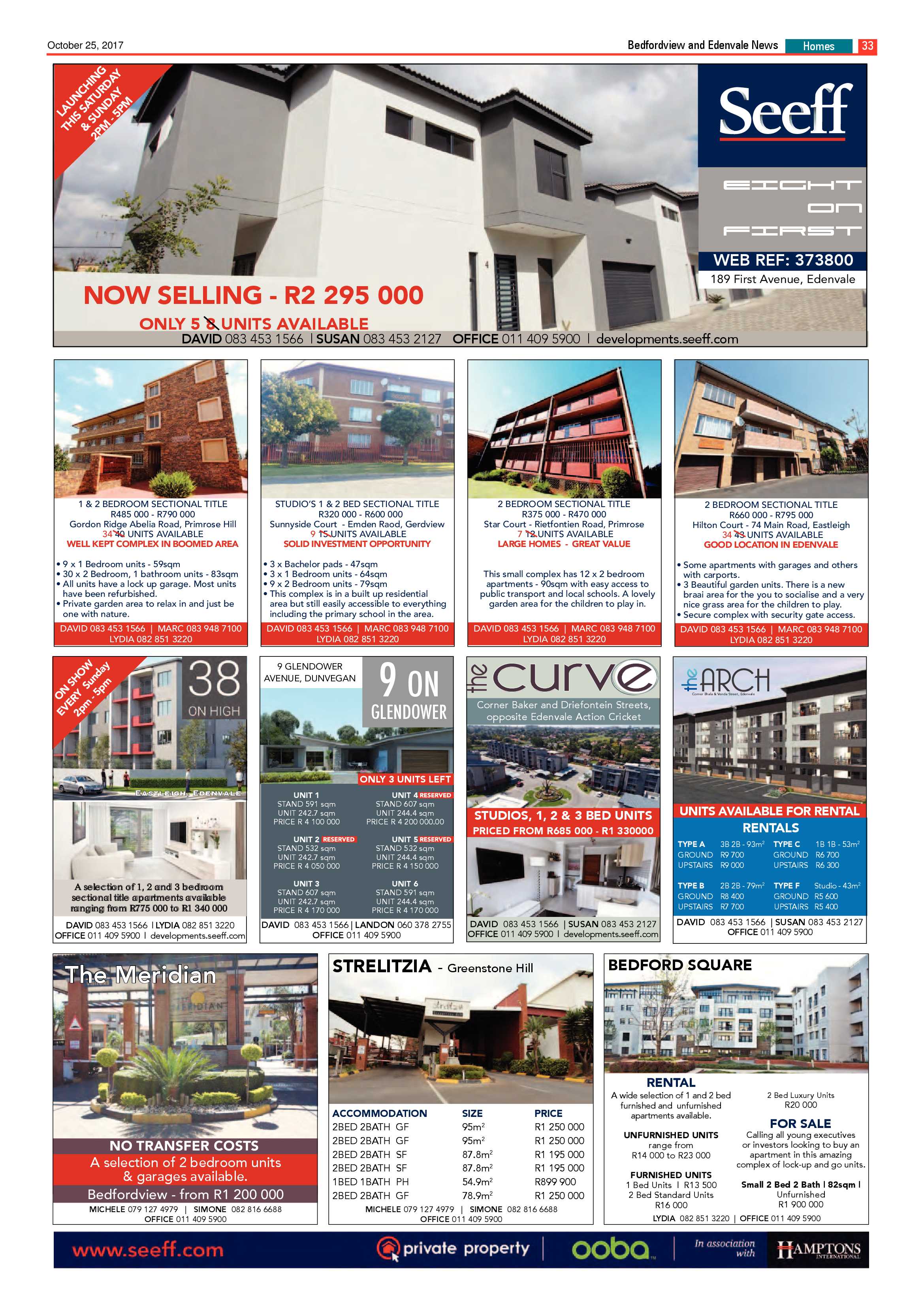 Bedfordview and Edenvale News 25 October 2017 page 33