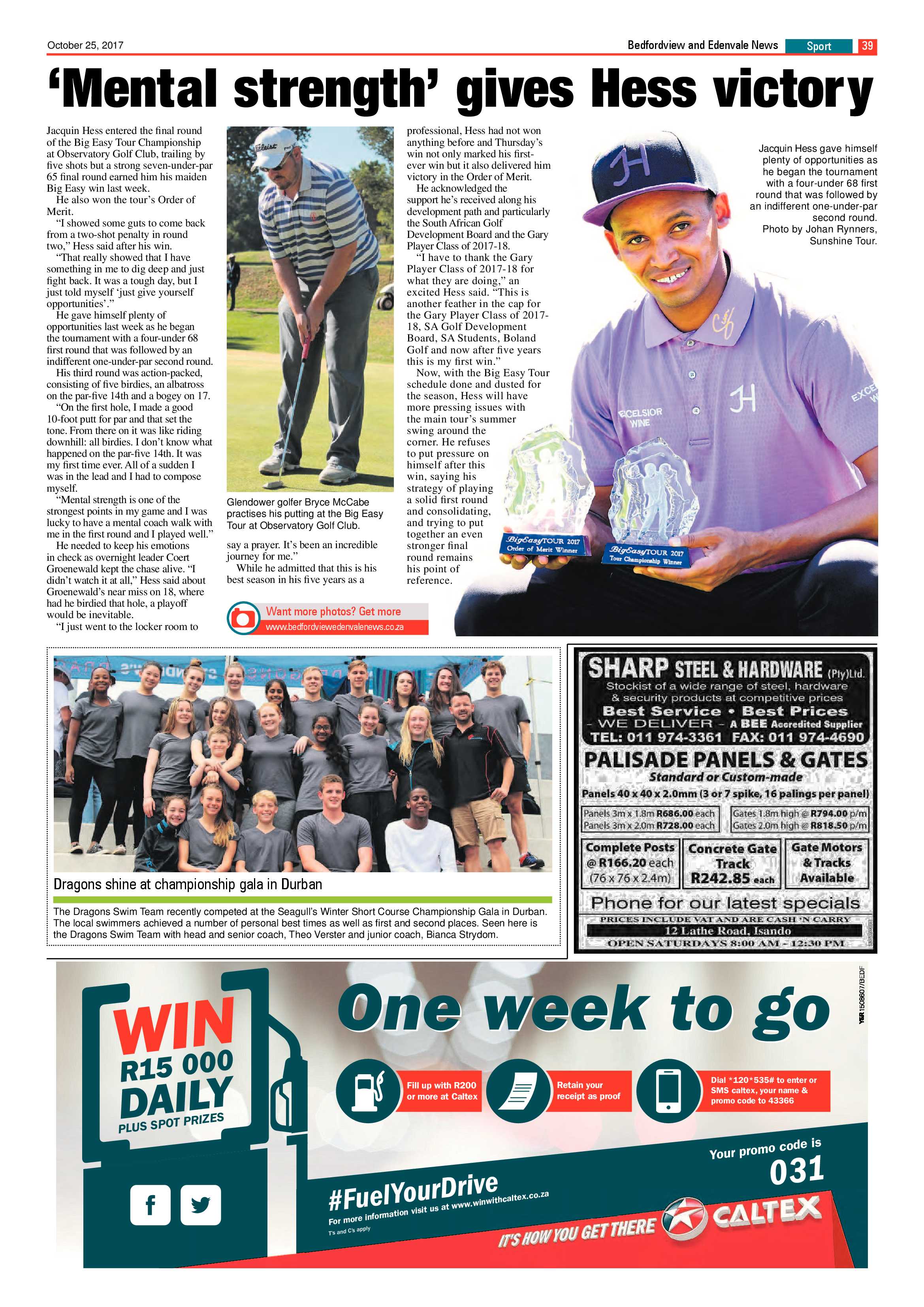 Bedfordview and Edenvale News 25 October 2017 page 39