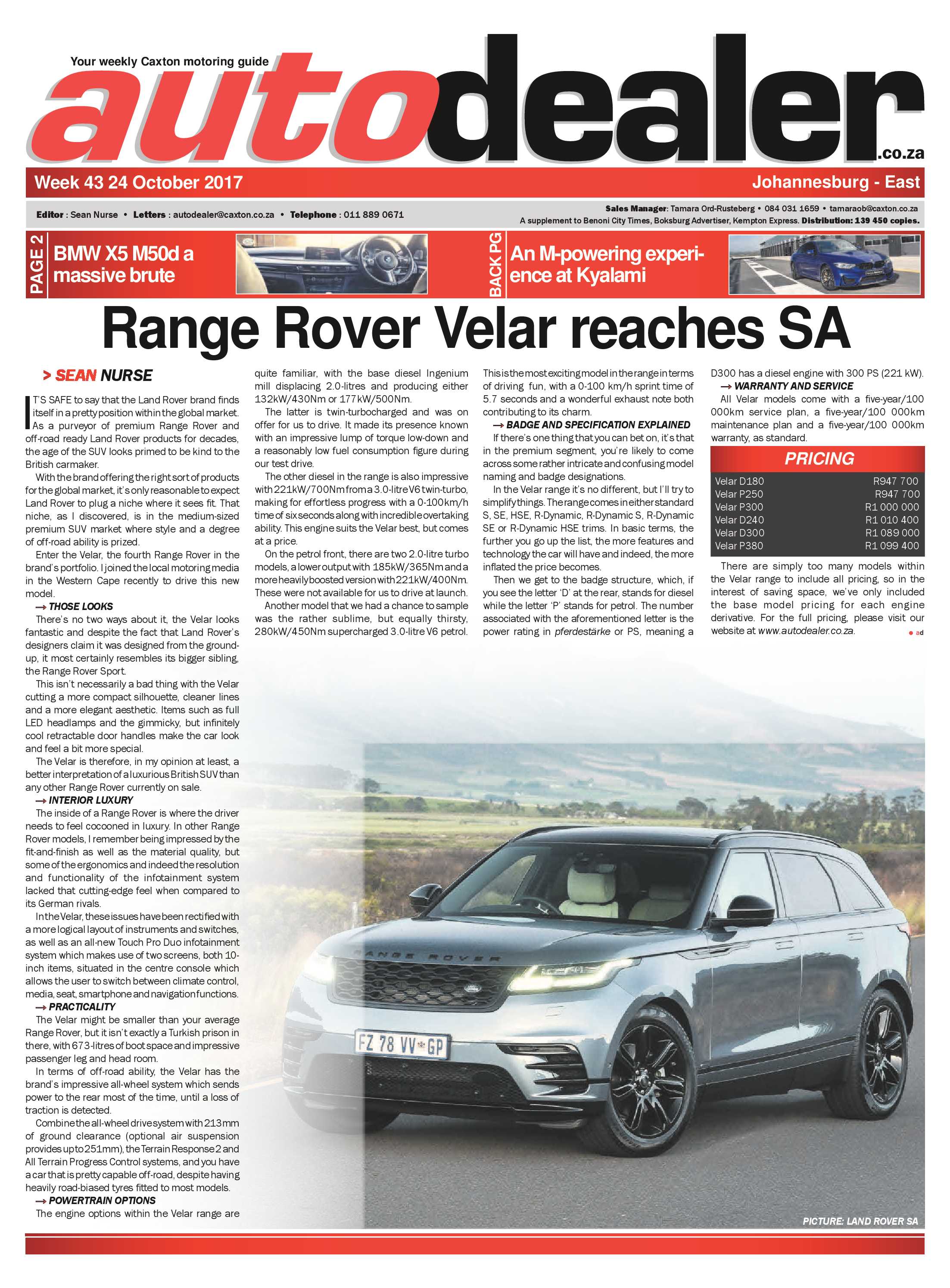 Bedfordview and Edenvale News 25 October 2017 page 41