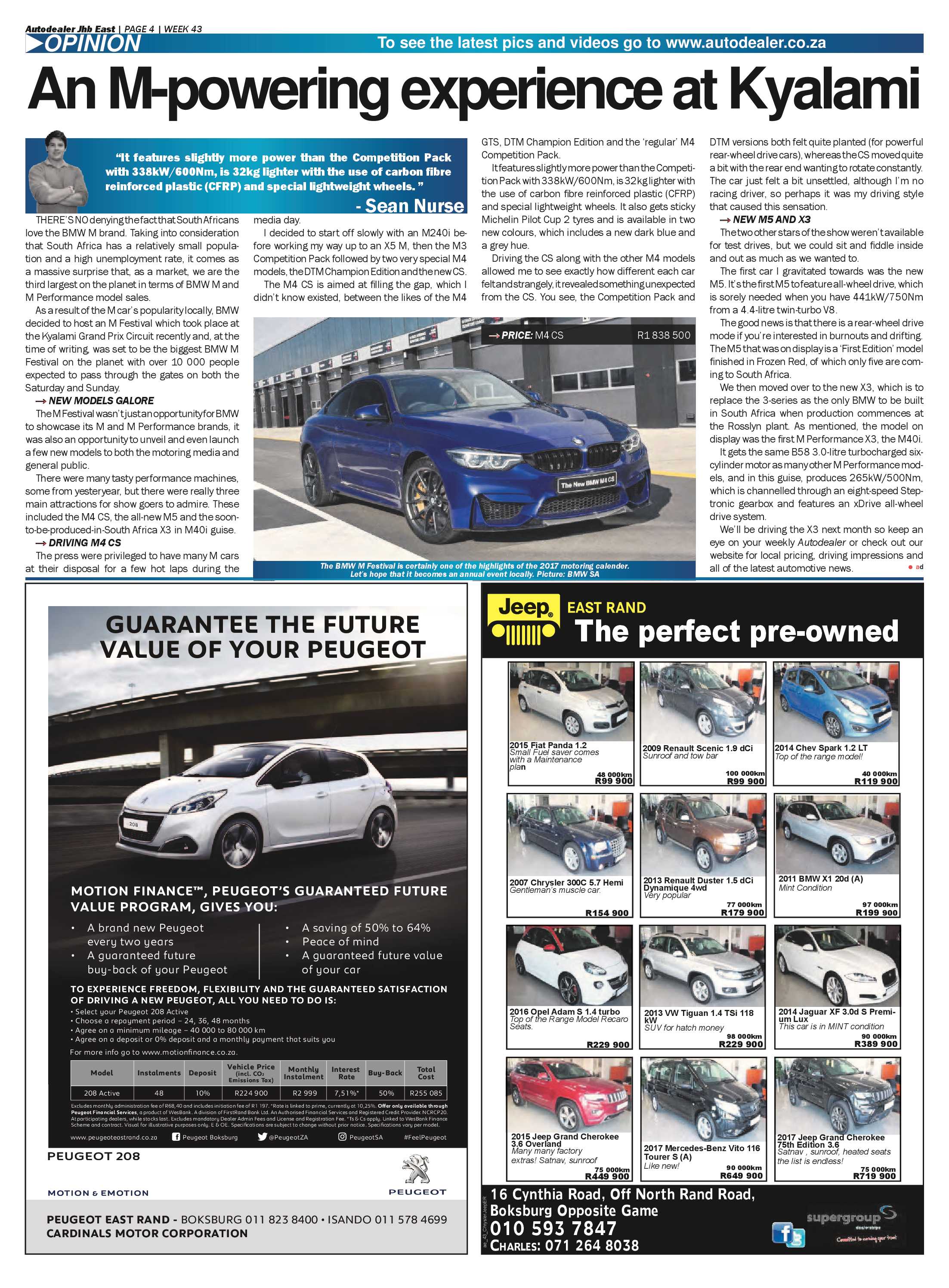 Bedfordview and Edenvale News 25 October 2017 page 44