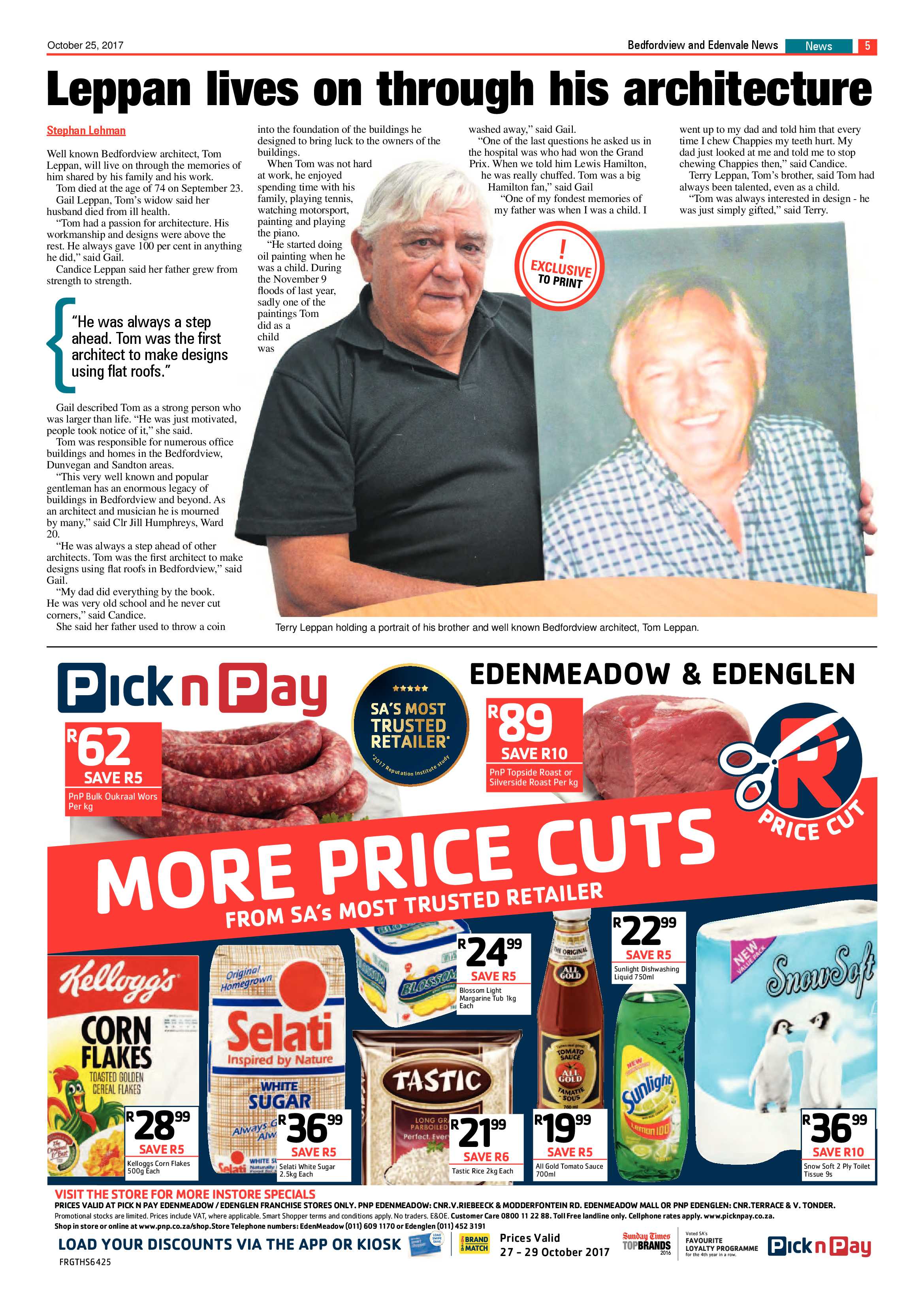 Bedfordview and Edenvale News 25 October 2017 page 5