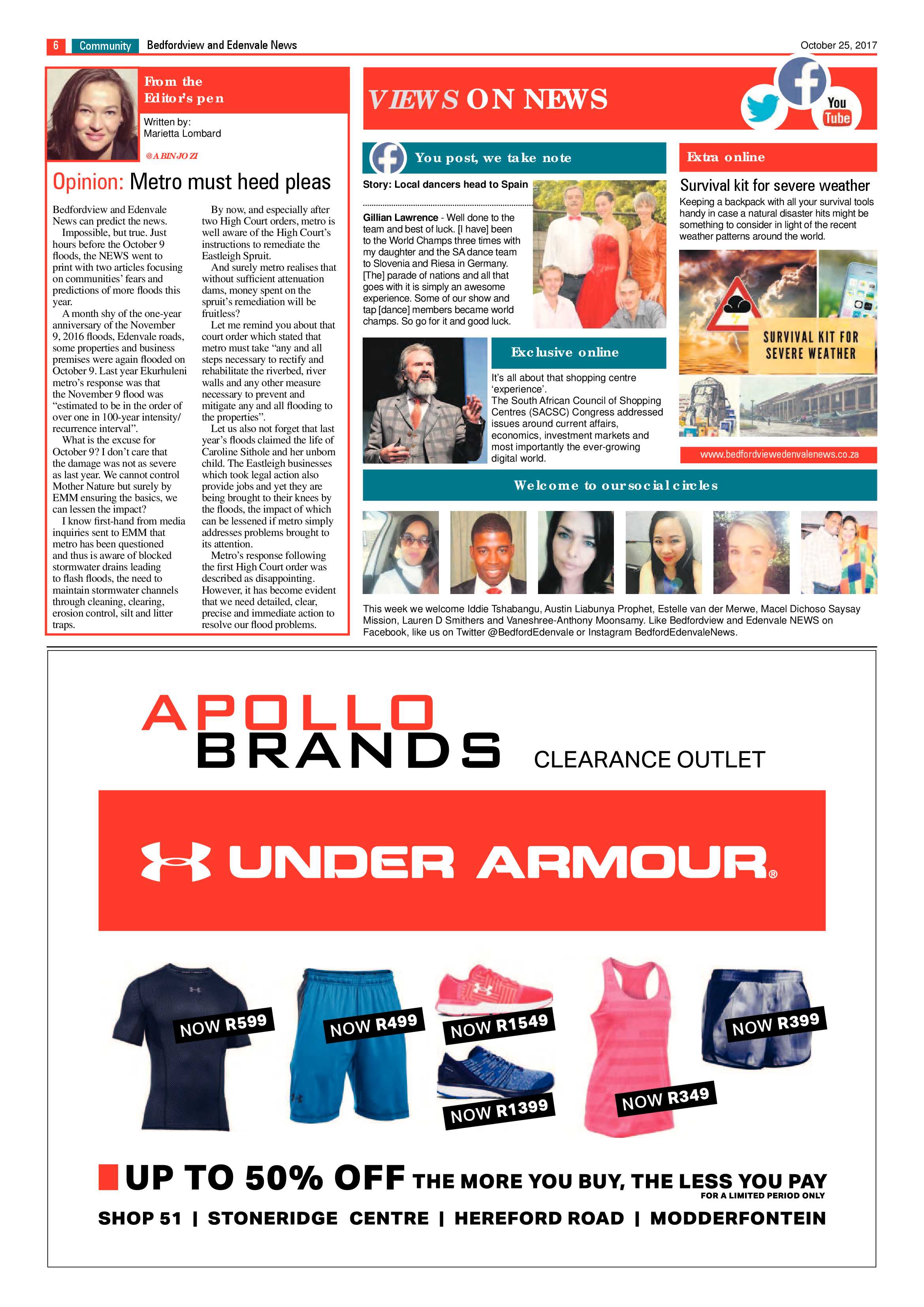 Bedfordview and Edenvale News 25 October 2017 page 6