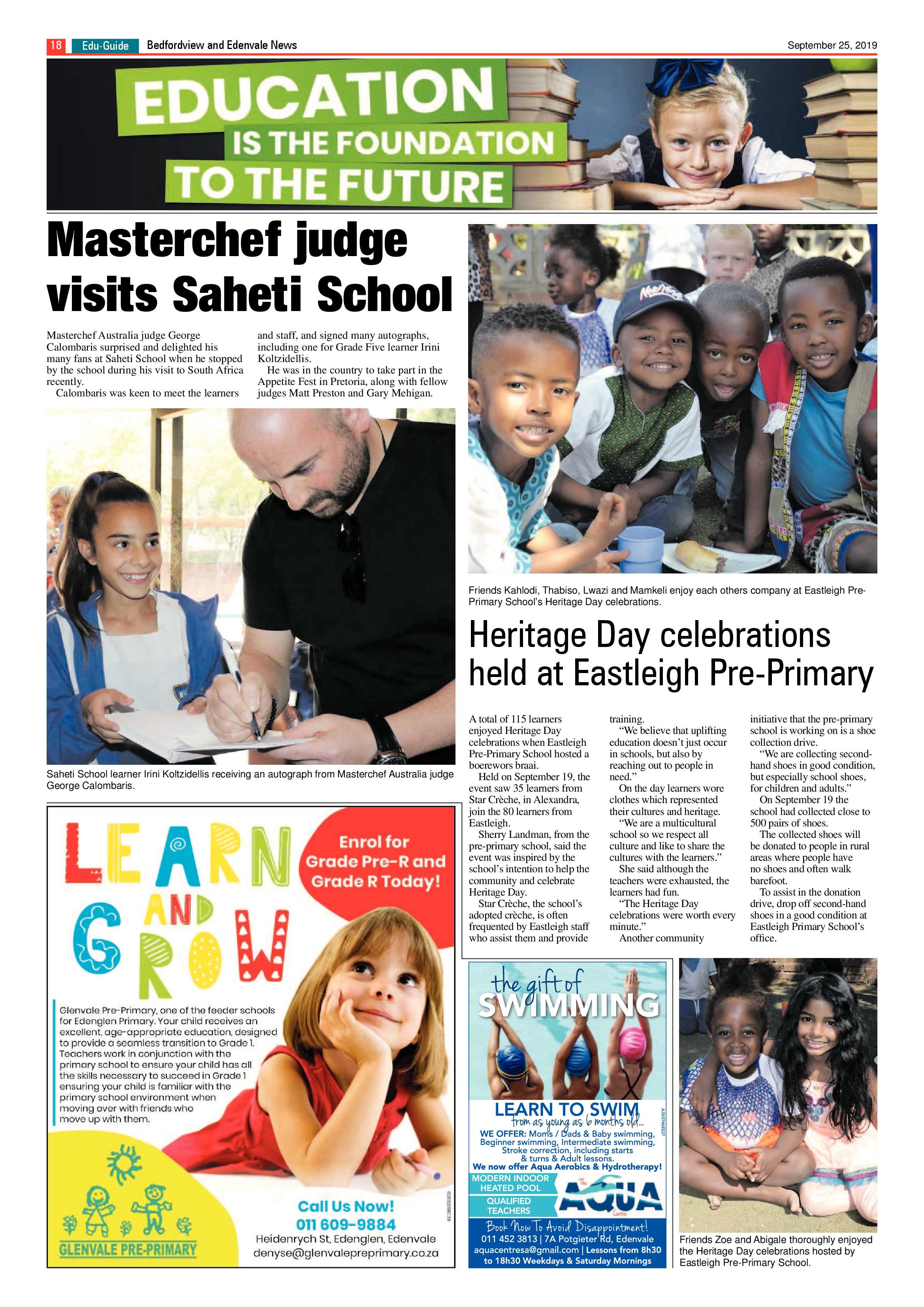 Bedfordview and Edenvale News 25 September 2019 page 19