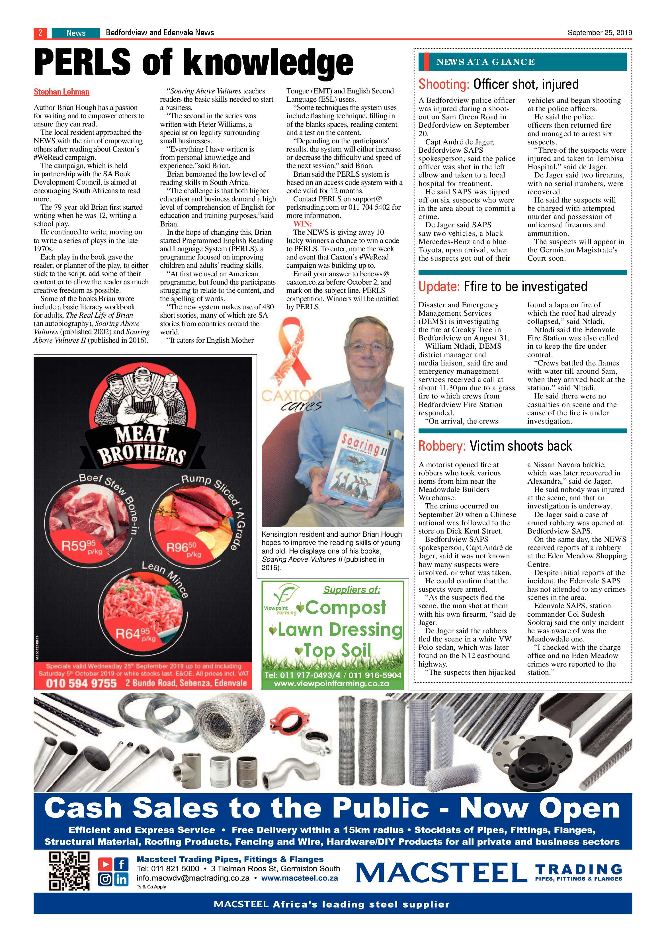 Bedfordview and Edenvale News 25 September 2019 page 2