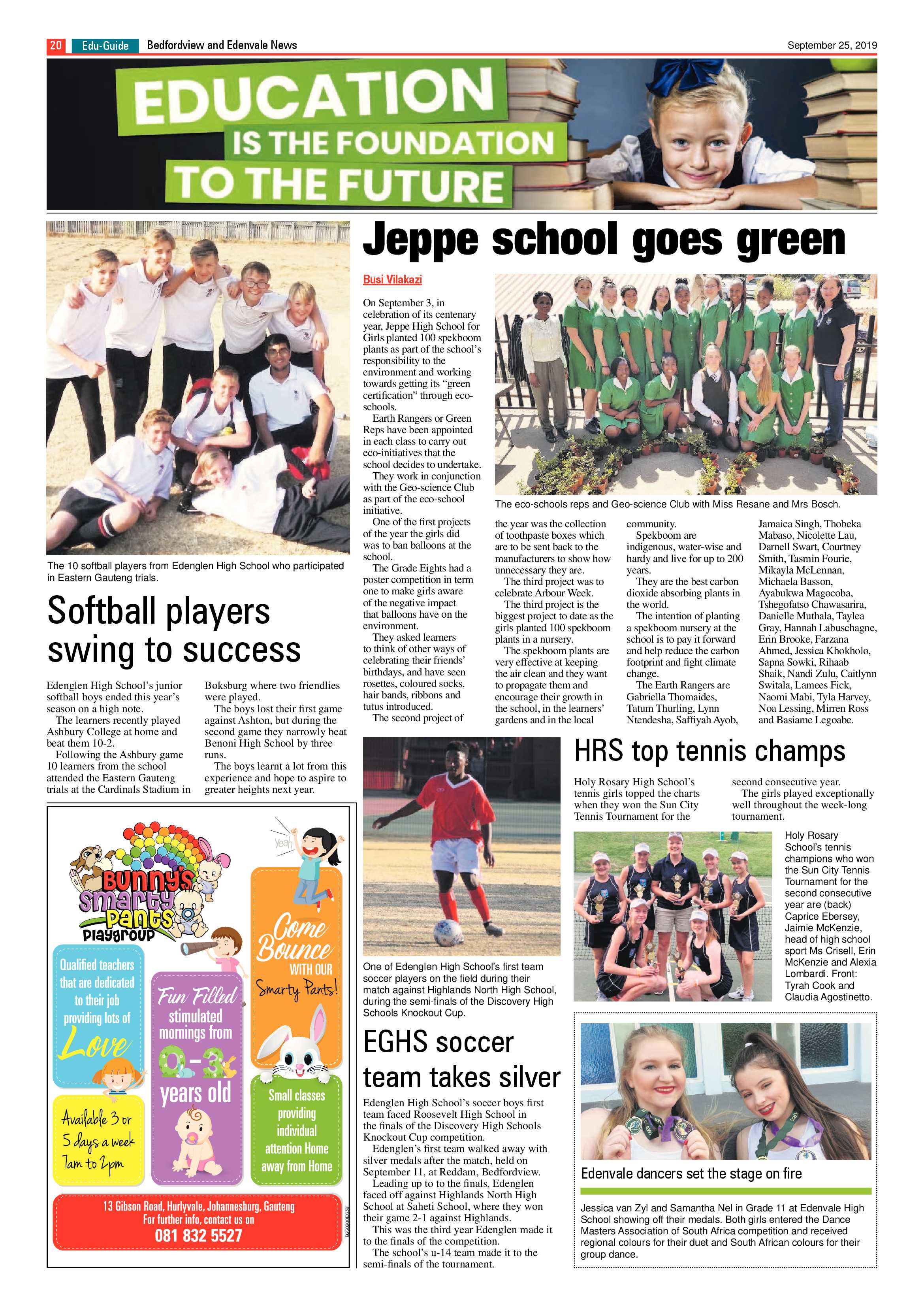 Bedfordview and Edenvale News 25 September 2019 page 21