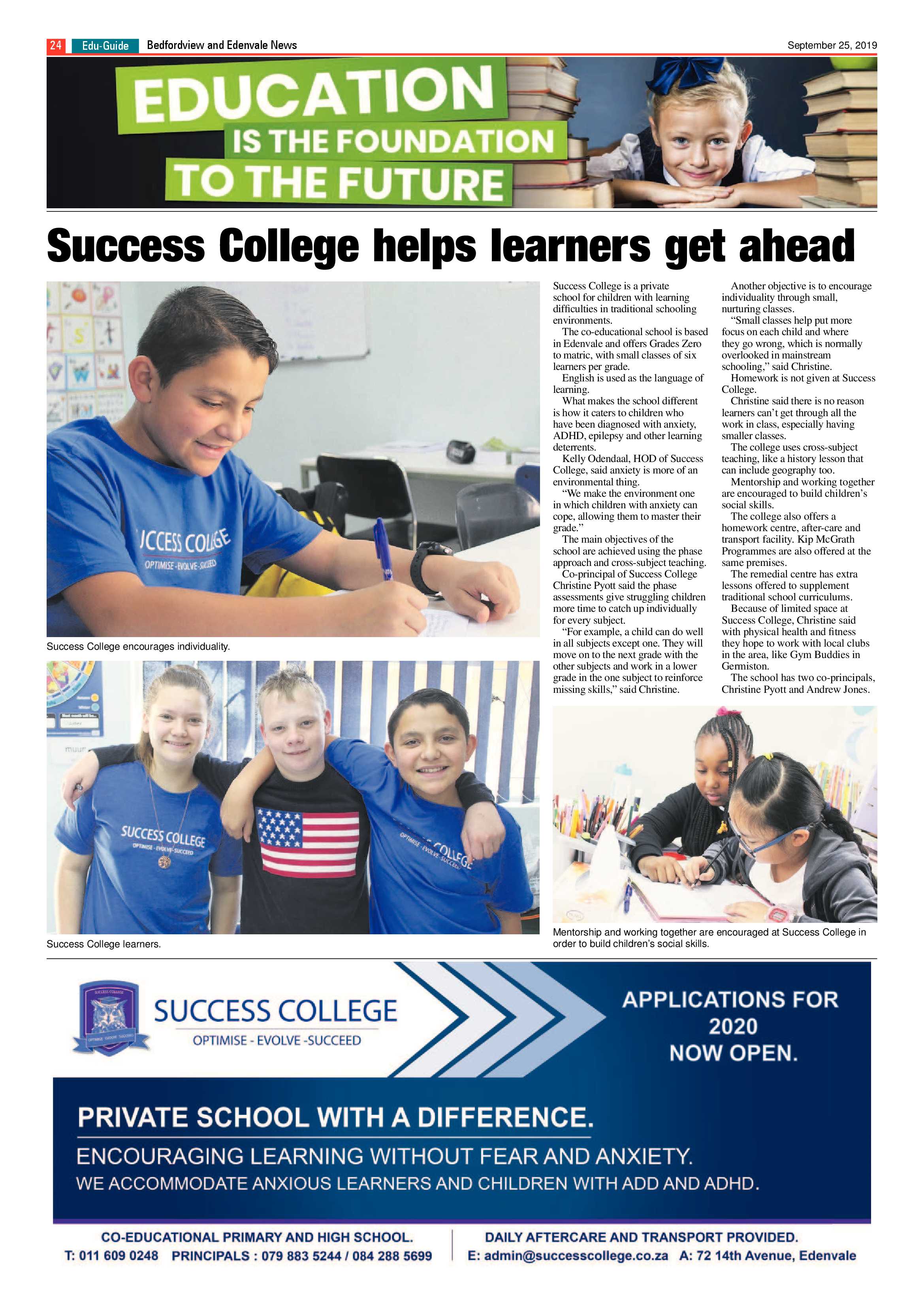 Bedfordview and Edenvale News 25 September 2019 page 25