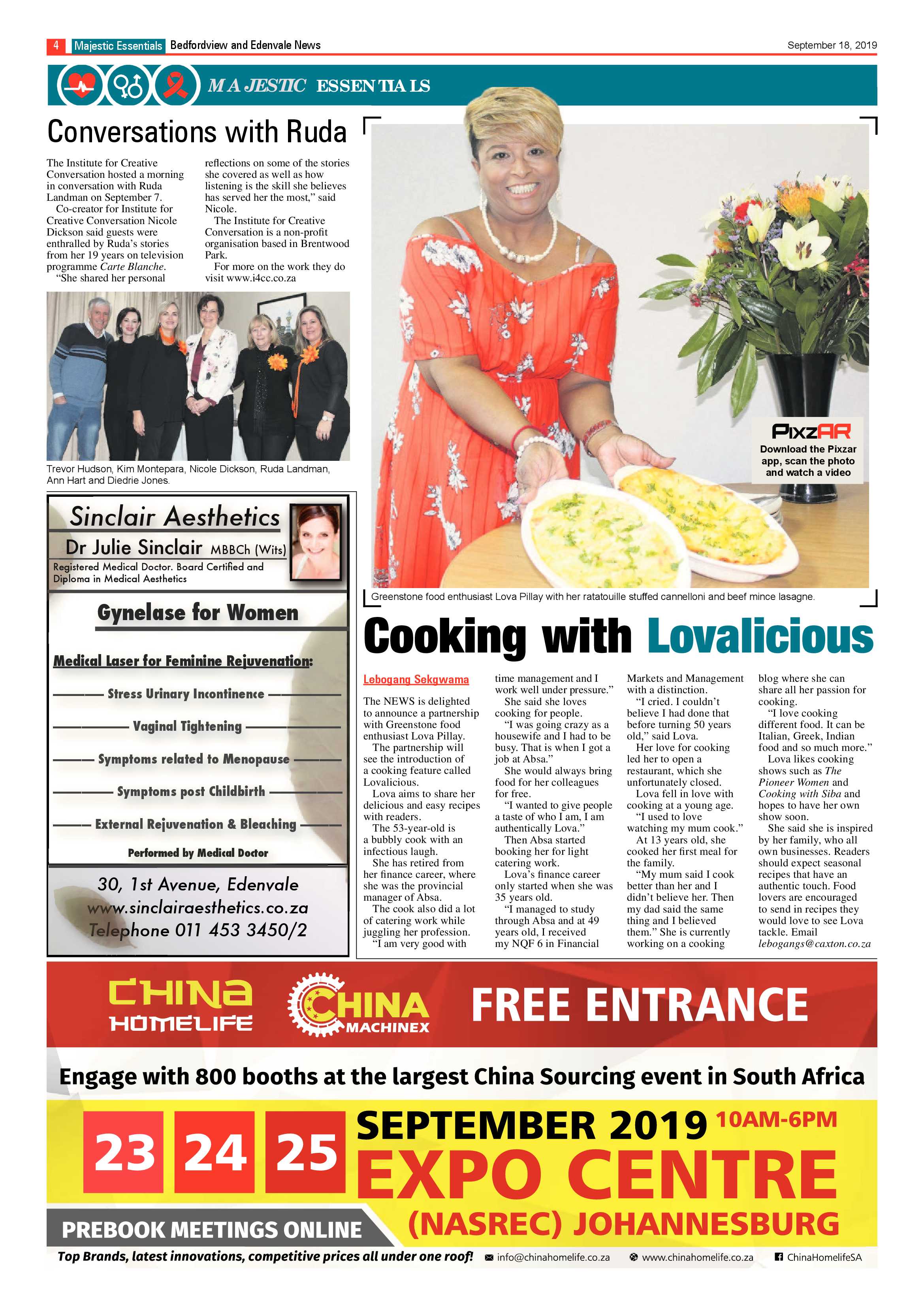 Bedfordview and Edenvale News 25 September 2019 page 4