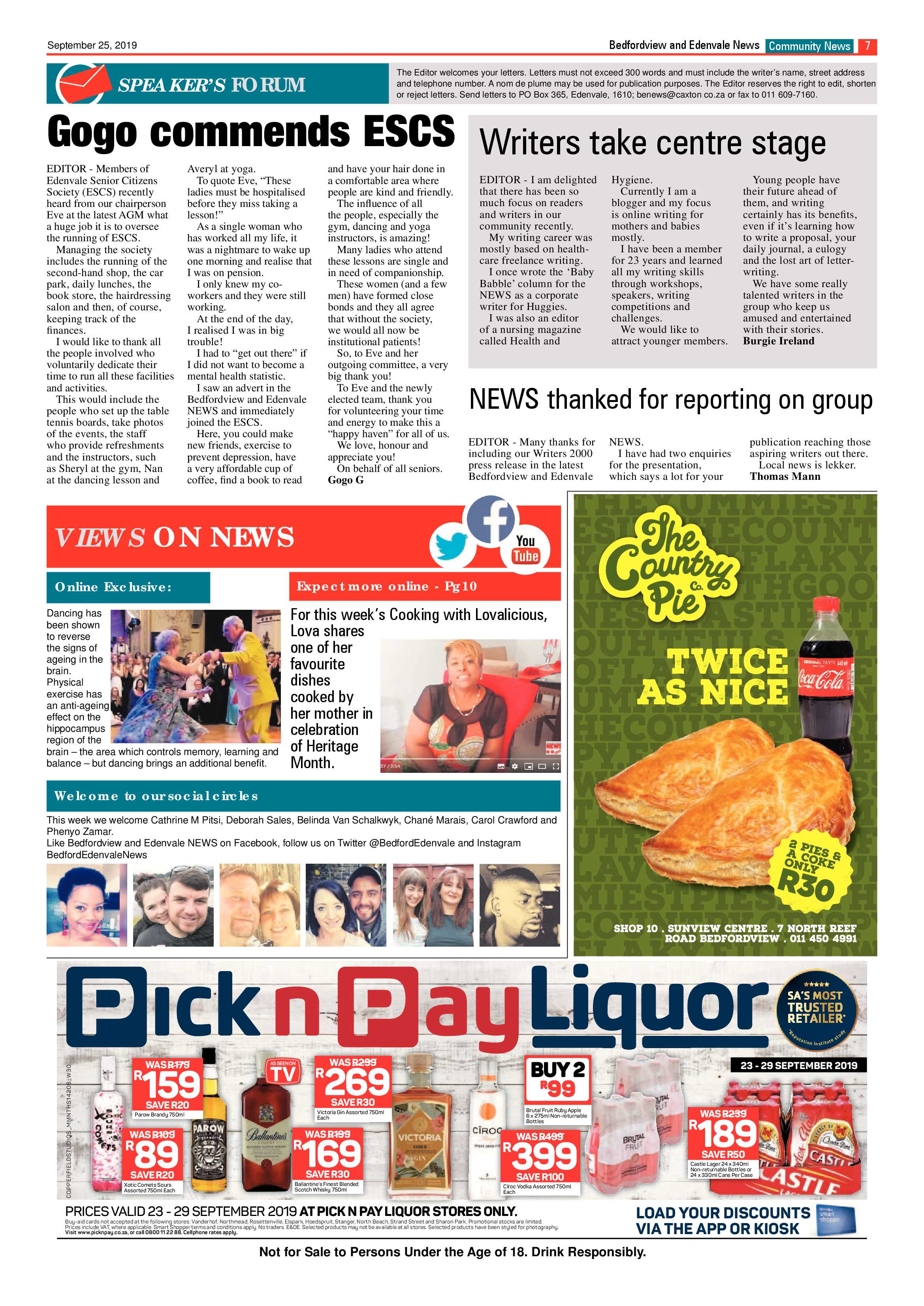 Bedfordview and Edenvale News 25 September 2019 page 8