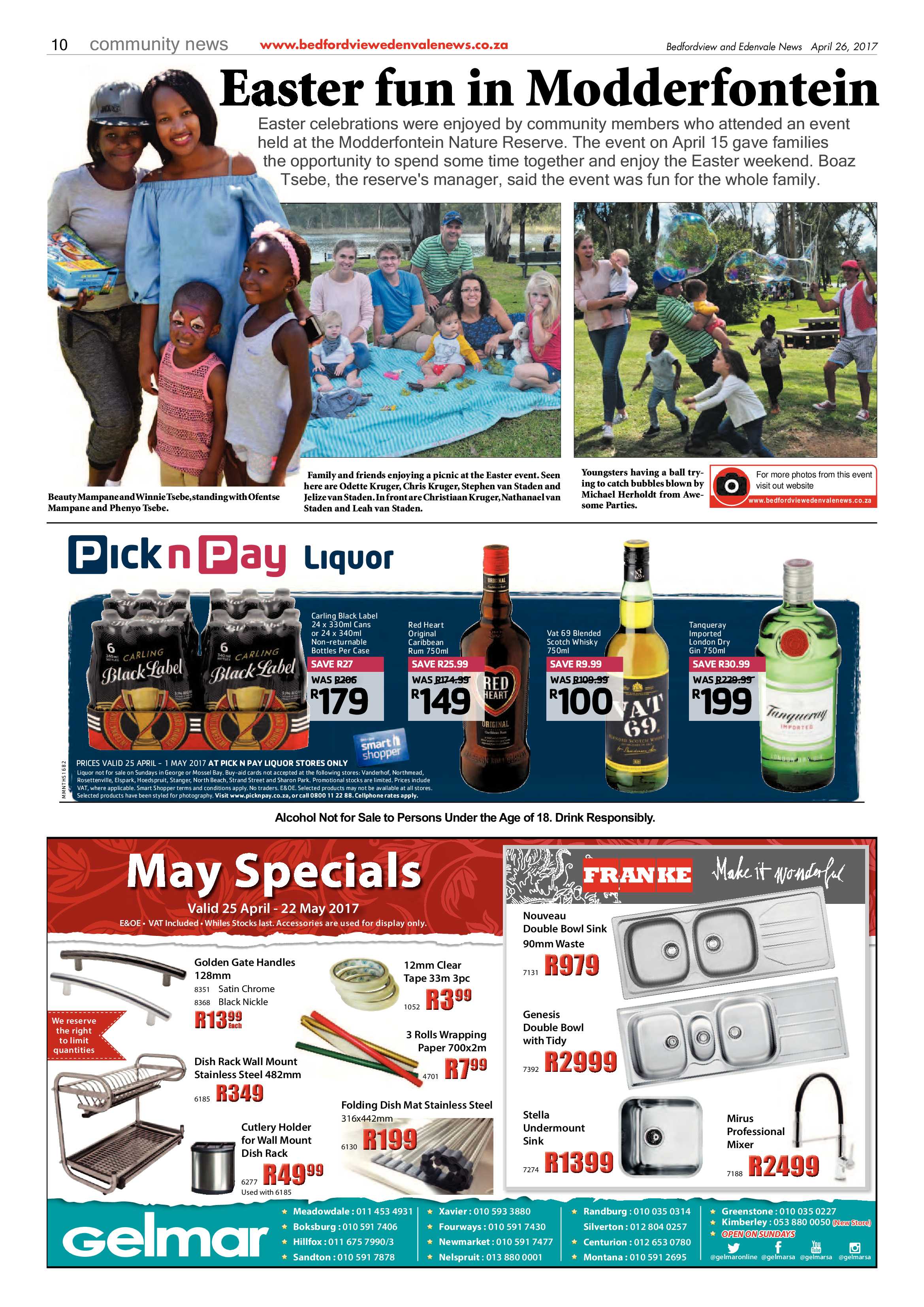 Bedfordview and Edenvale News 26 April 2017 page 10