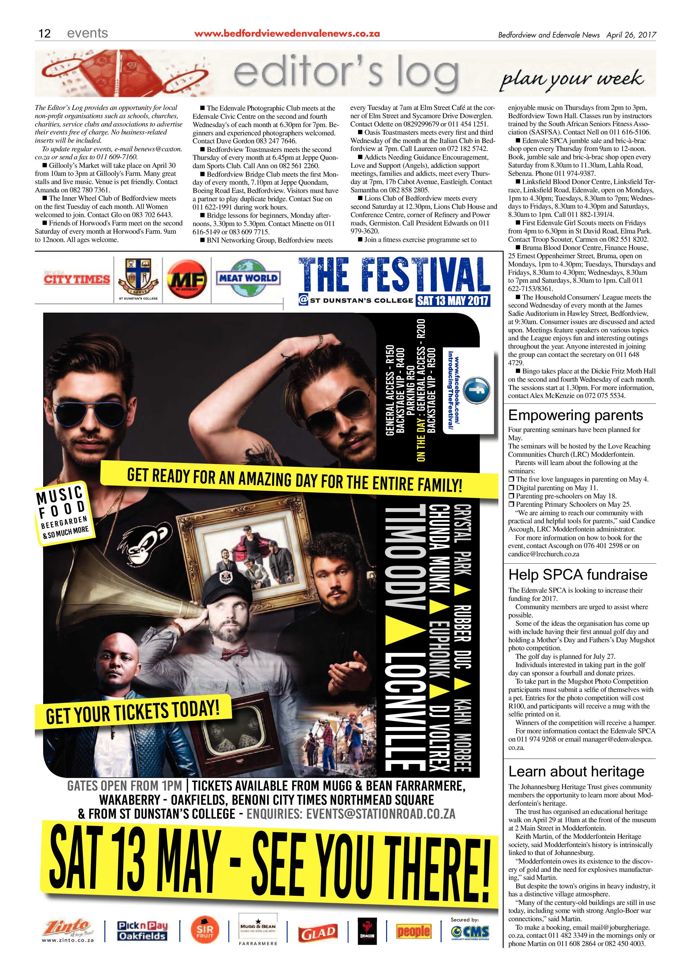 Bedfordview and Edenvale News 26 April 2017 page 12