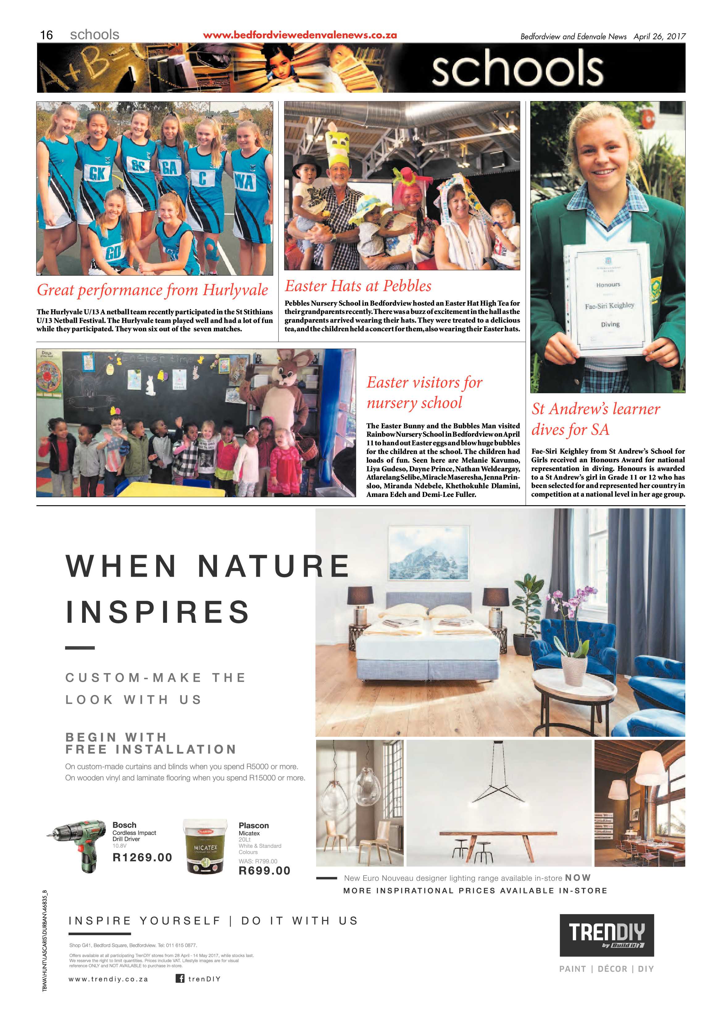 Bedfordview and Edenvale News 26 April 2017 page 16