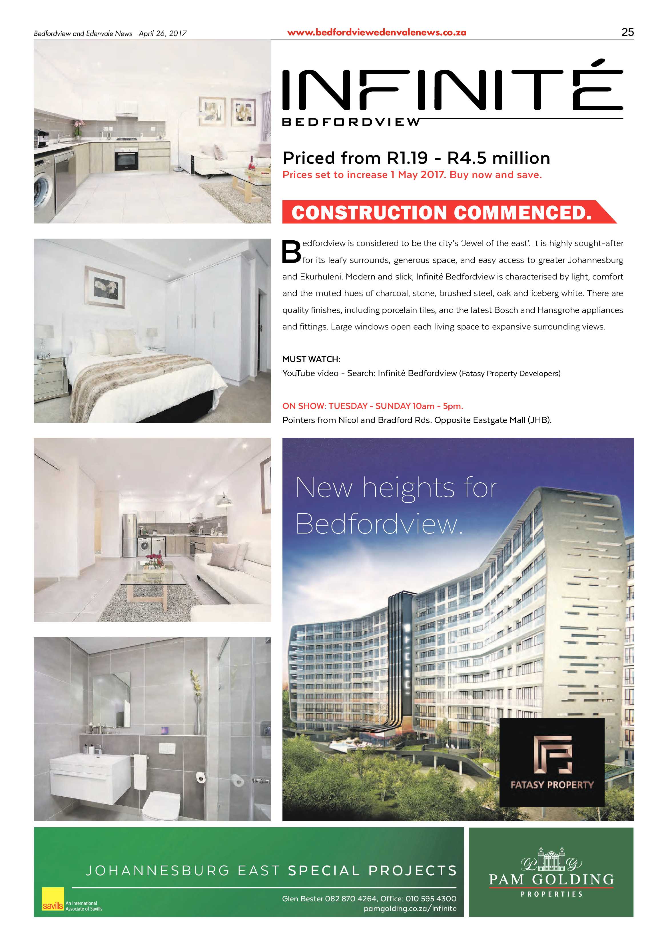 Bedfordview and Edenvale News 26 April 2017 page 25