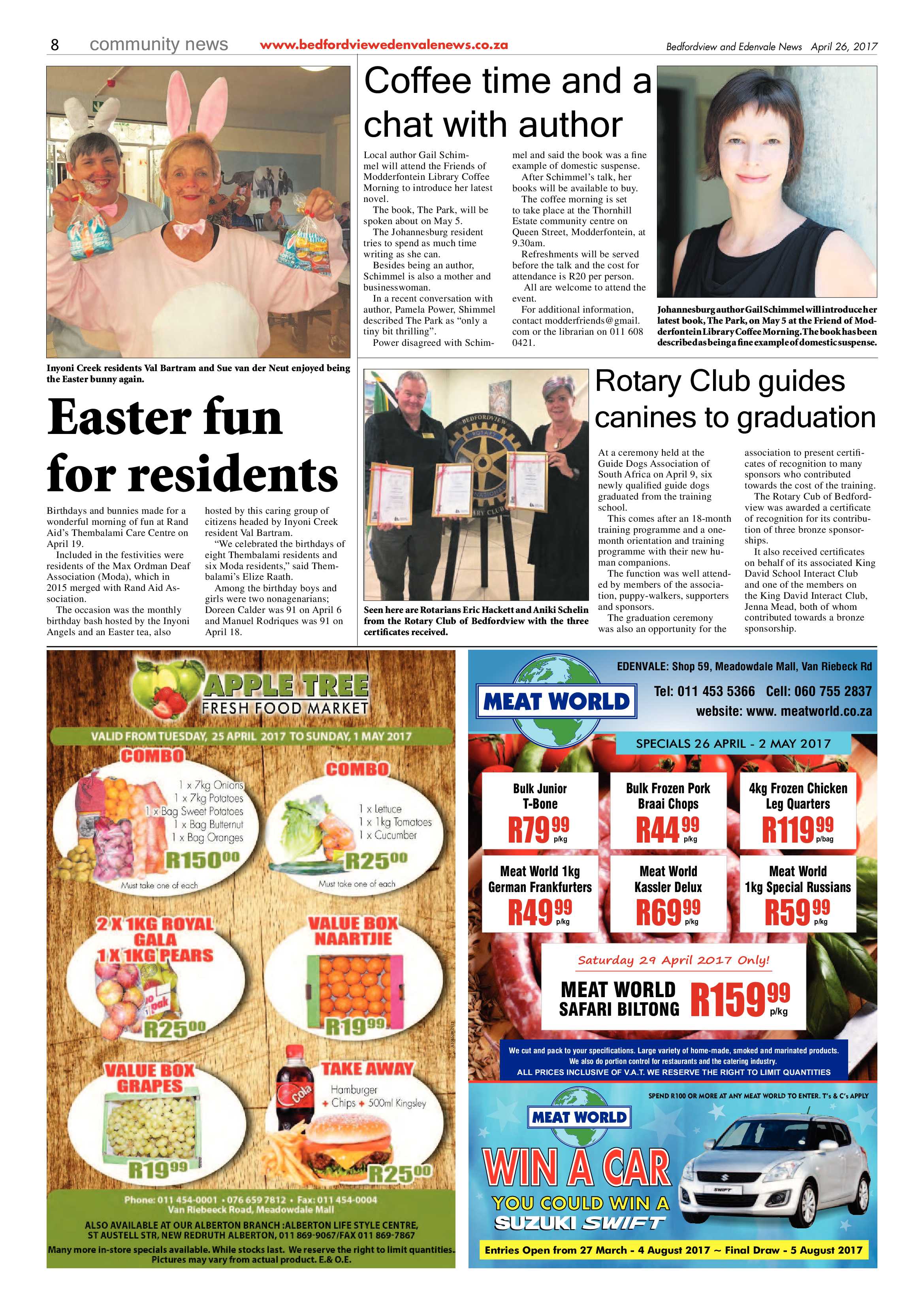 Bedfordview and Edenvale News 26 April 2017 page 8