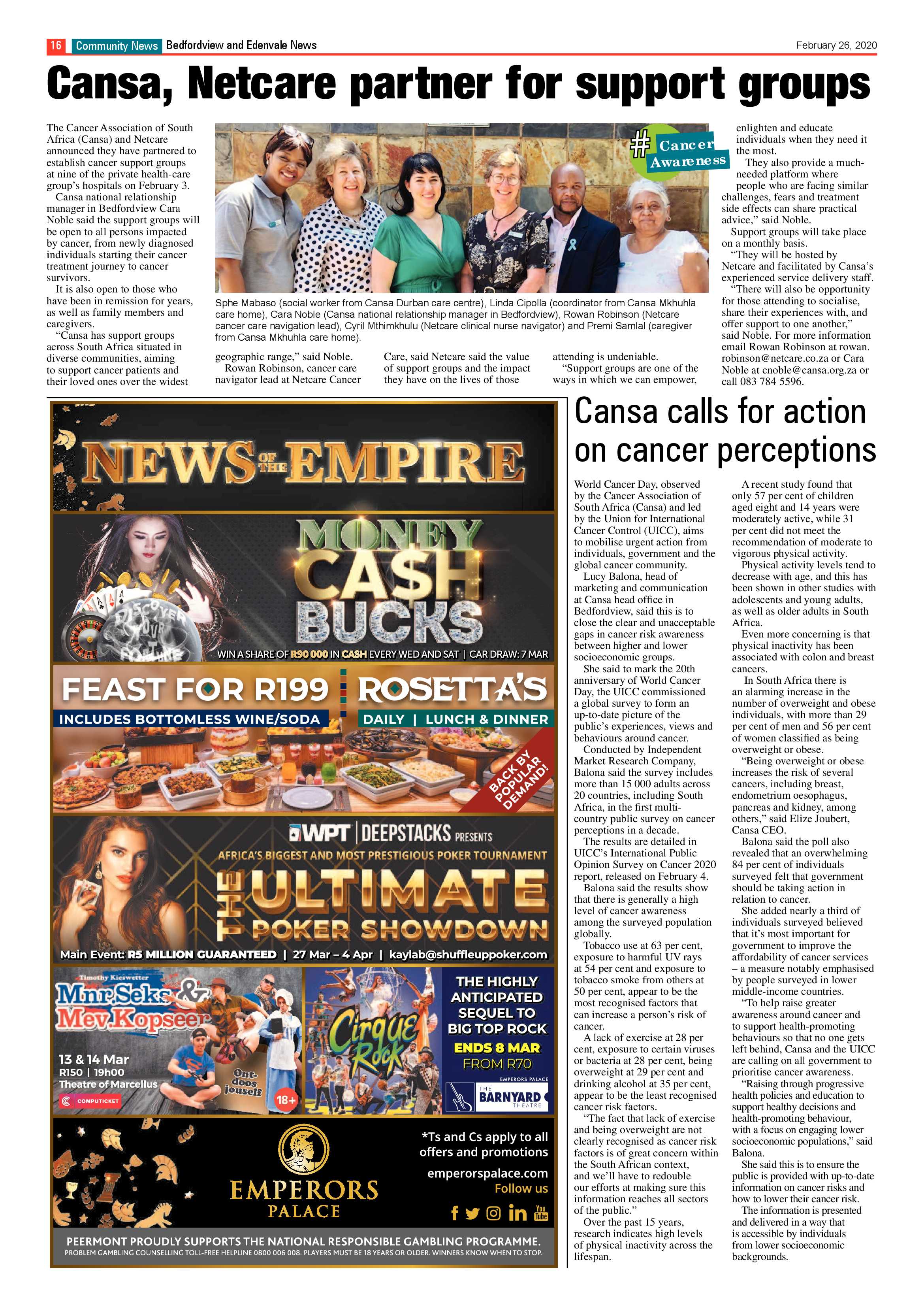 Bedfordview and Edenvale News 26 February 2020 page 16
