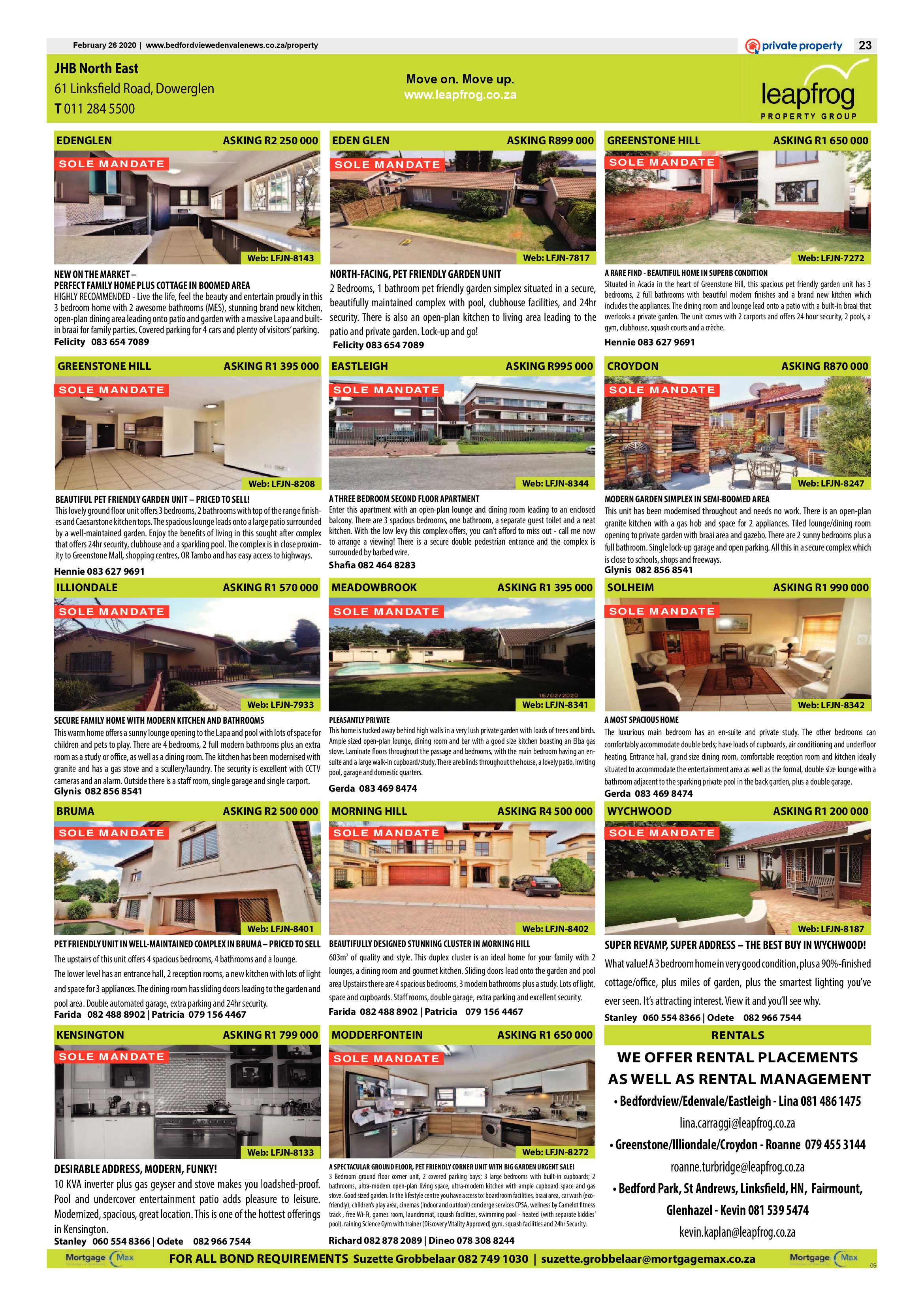 Bedfordview and Edenvale News 26 February 2020 page 23