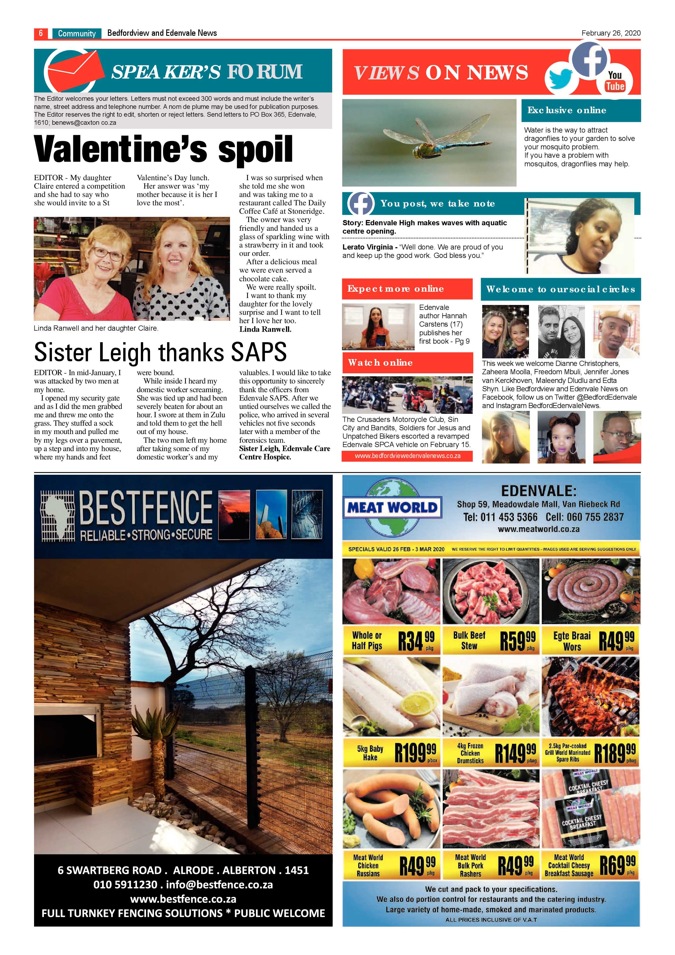 Bedfordview and Edenvale News 26 February 2020 page 6