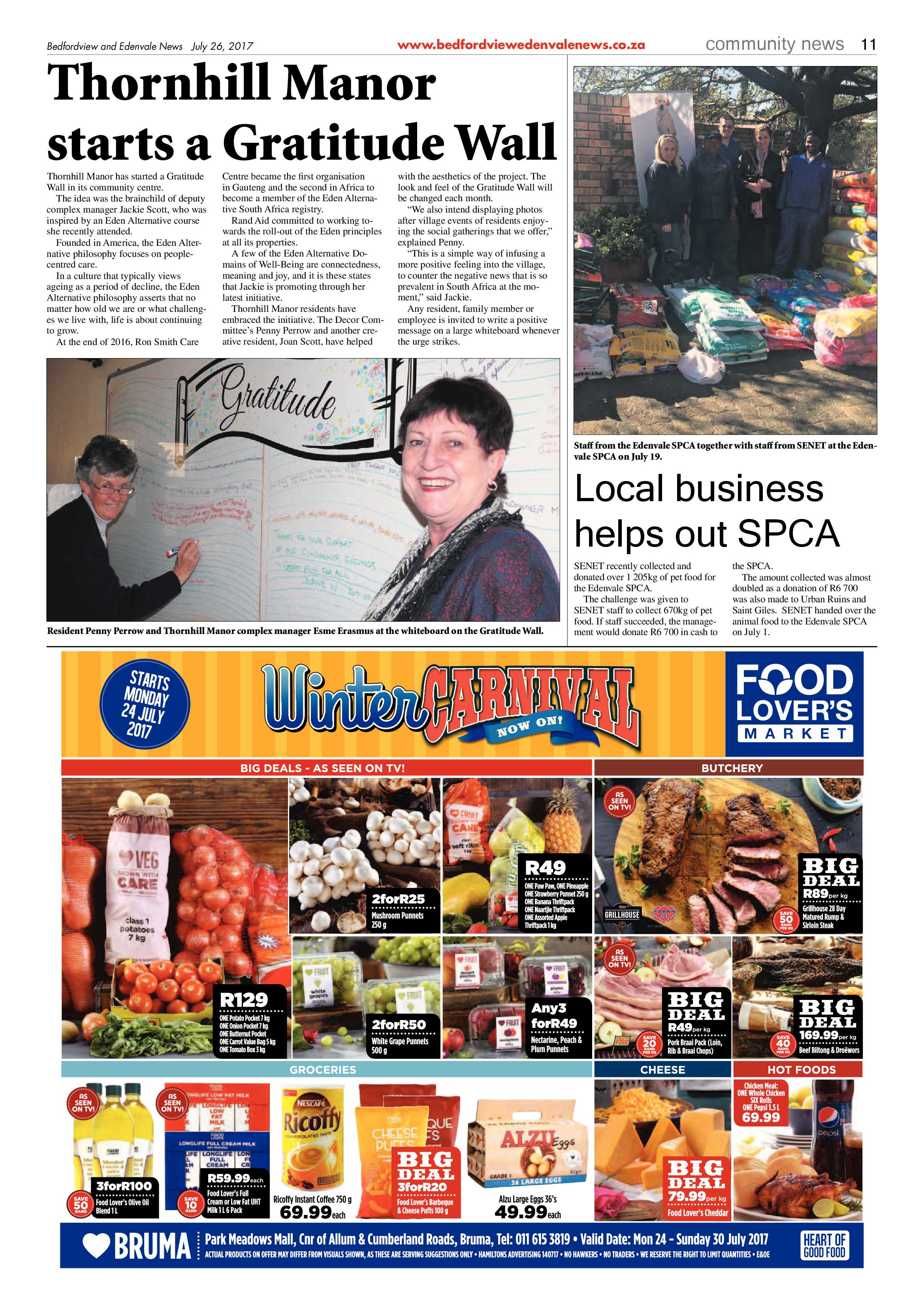 Bedfordview and Edenvale News 26 July 2017 page 11