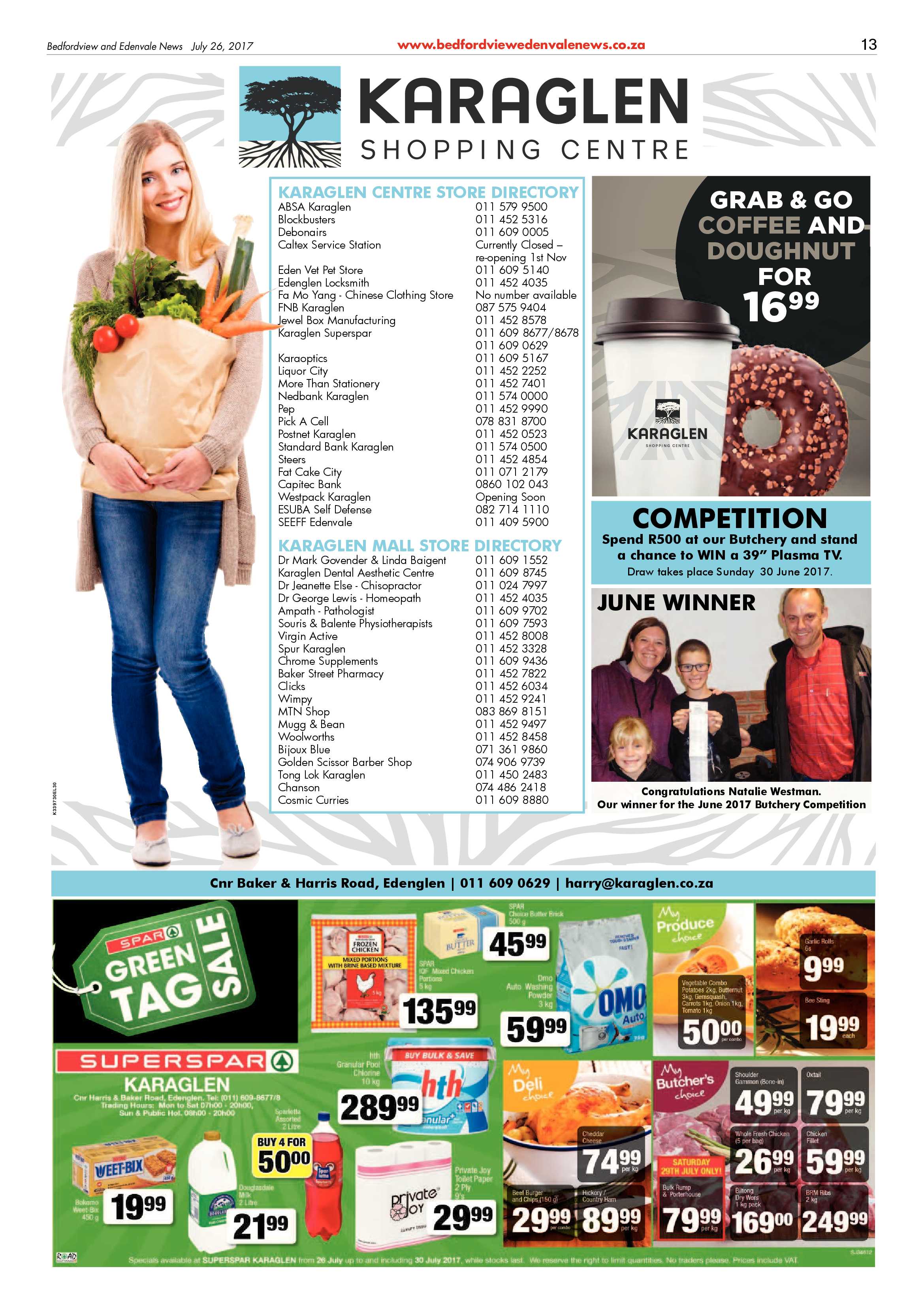 Bedfordview and Edenvale News 26 July 2017 page 13