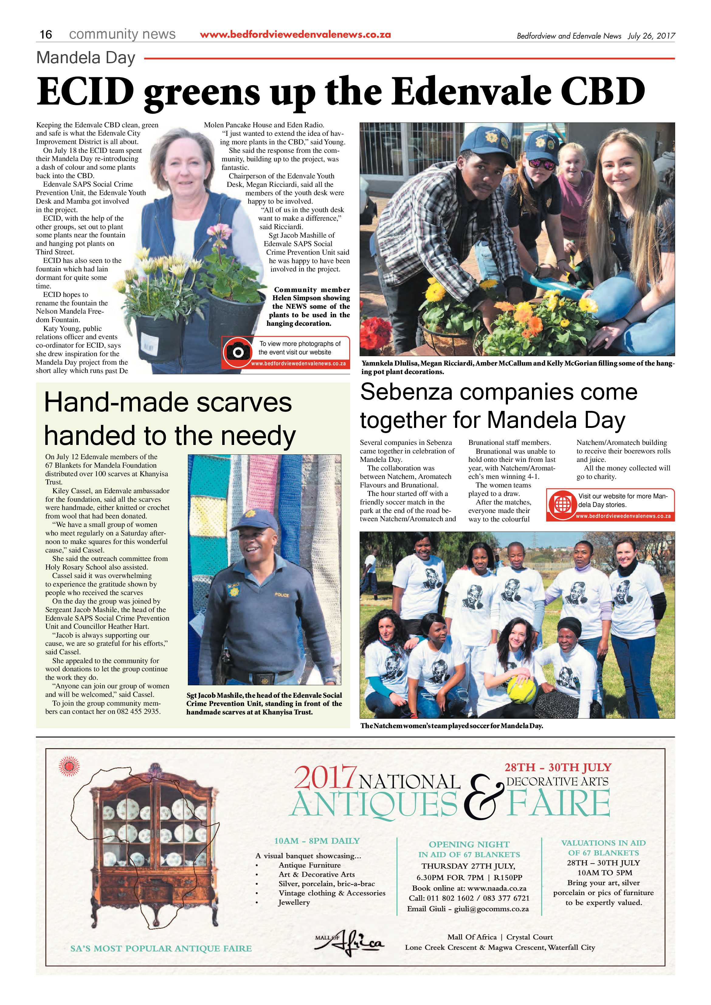 Bedfordview and Edenvale News 26 July 2017 page 16