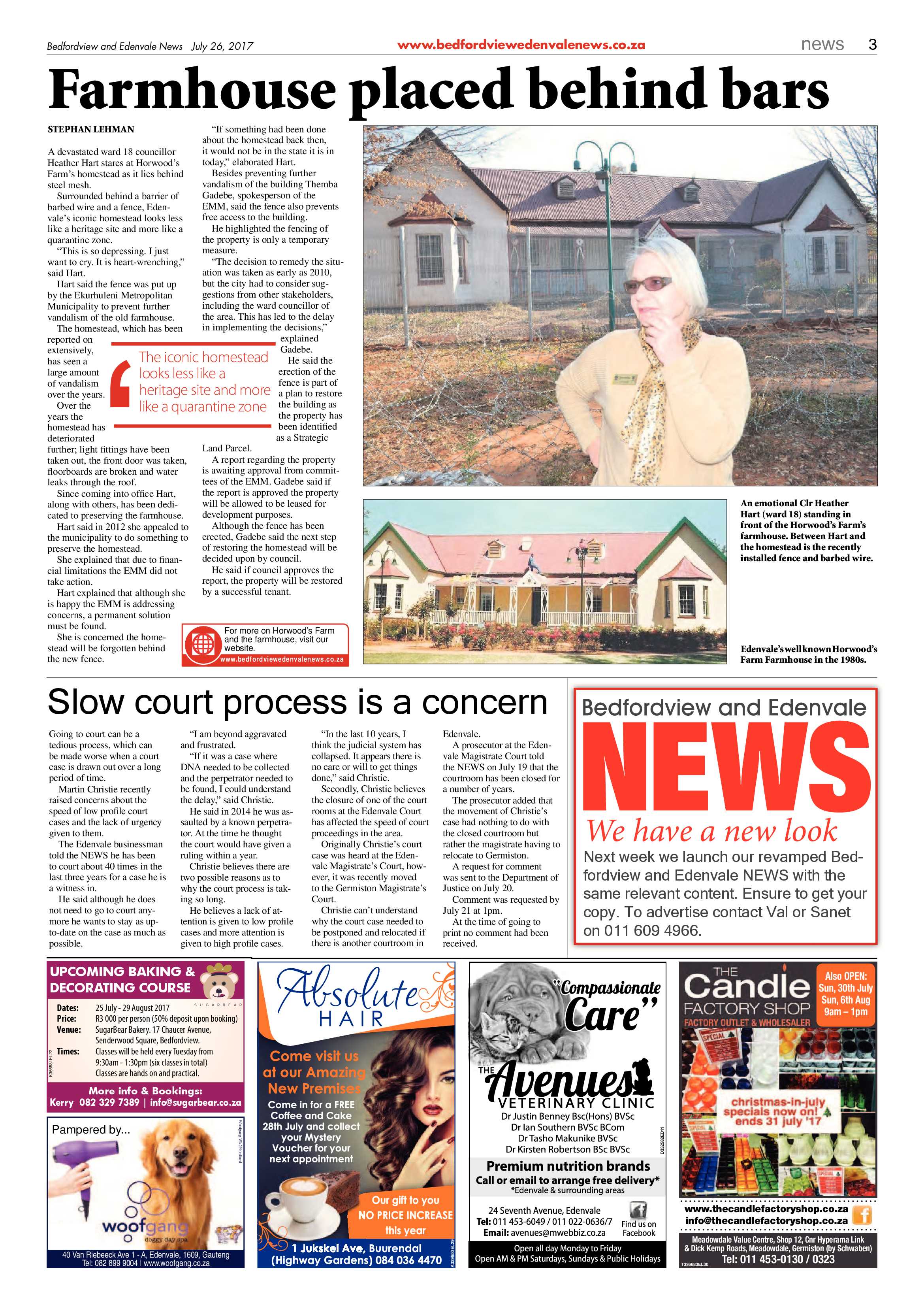Bedfordview and Edenvale News 26 July 2017 page 3